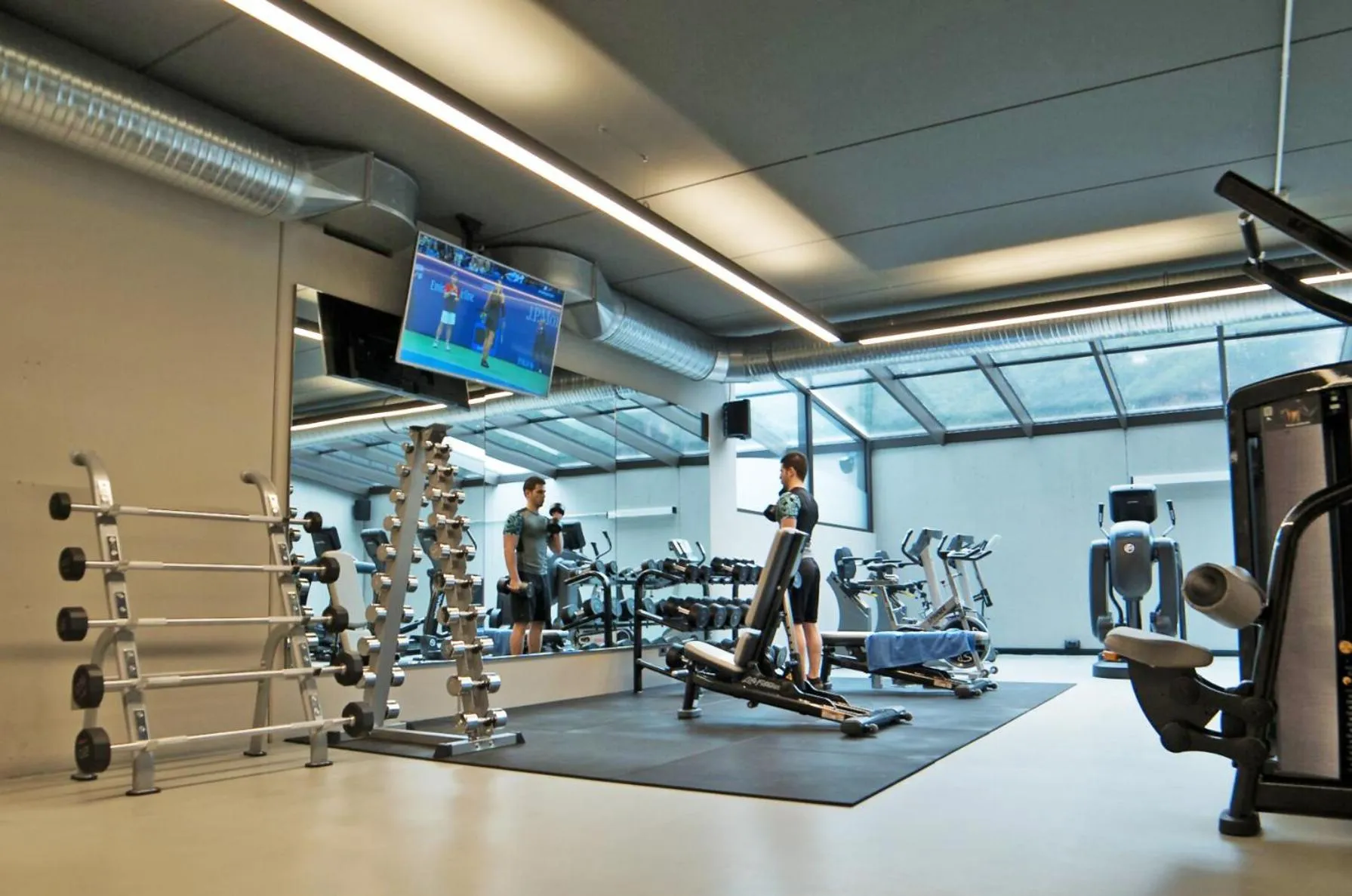 Fitness centre/facilities in The Lodge Sporthotel - Golfclub Eppan