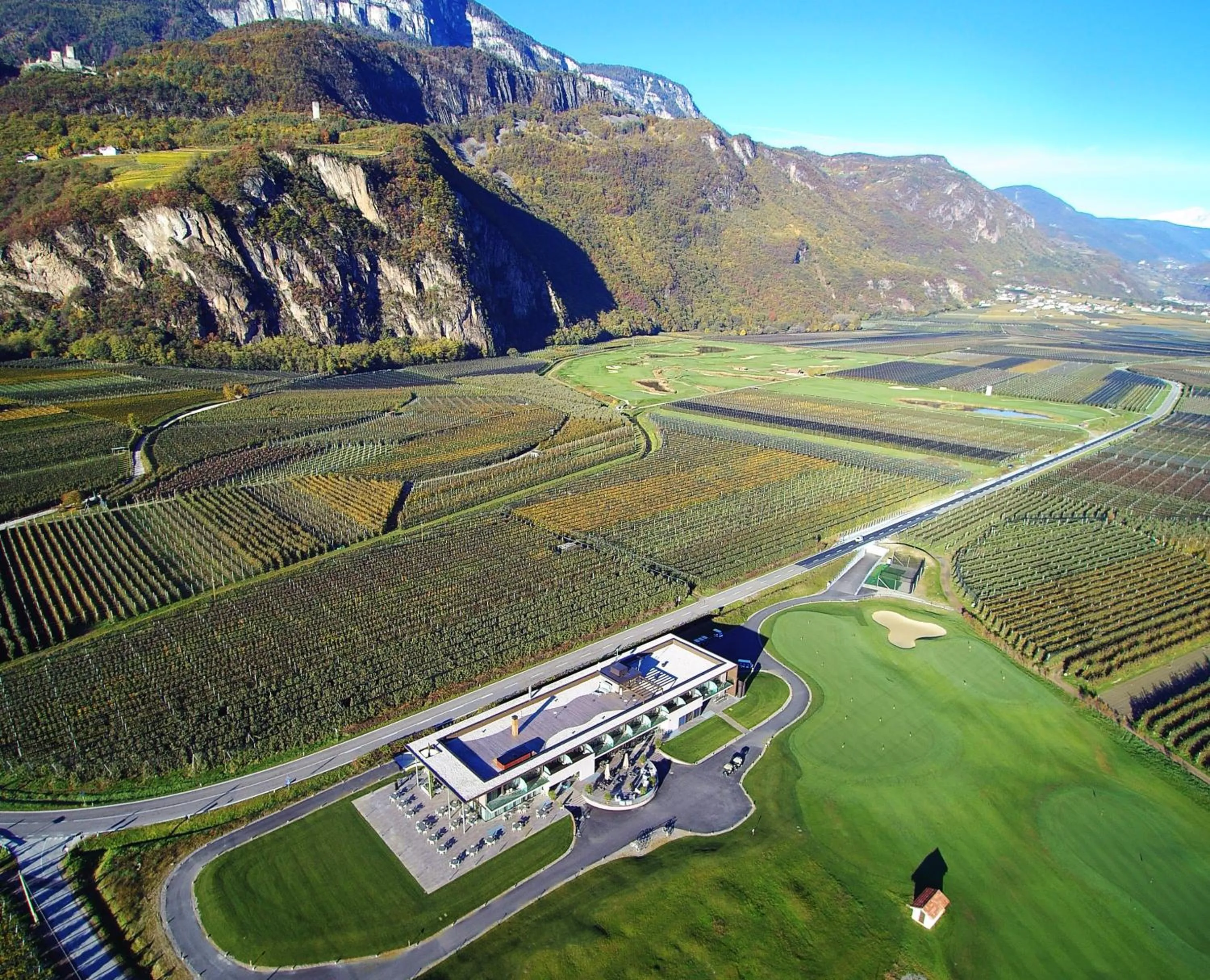 Bird's eye view in The Lodge Sporthotel - Golfclub Eppan