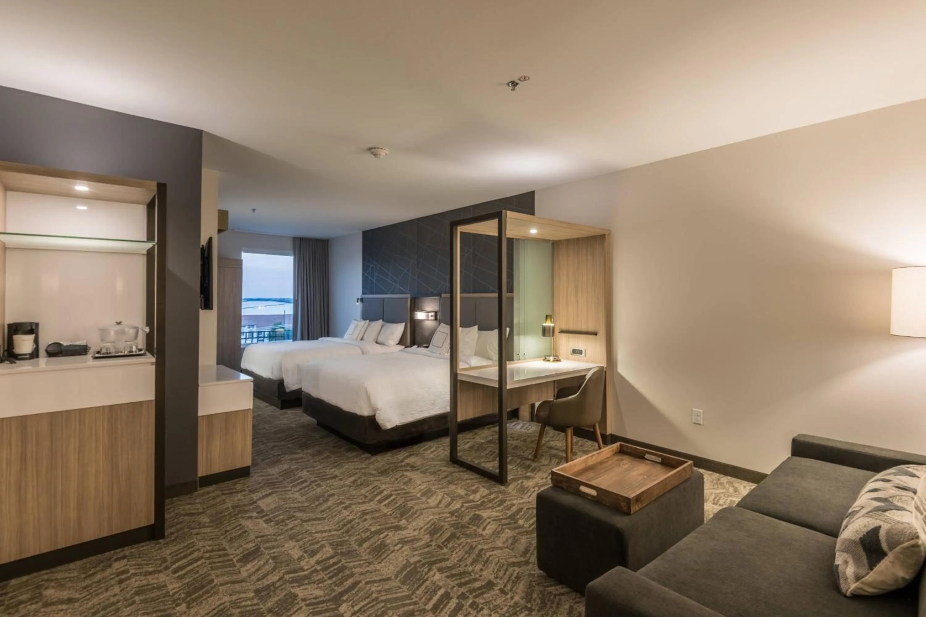 Photo of the whole room, Bed in SpringHill Suites by Marriott Dallas Rockwall