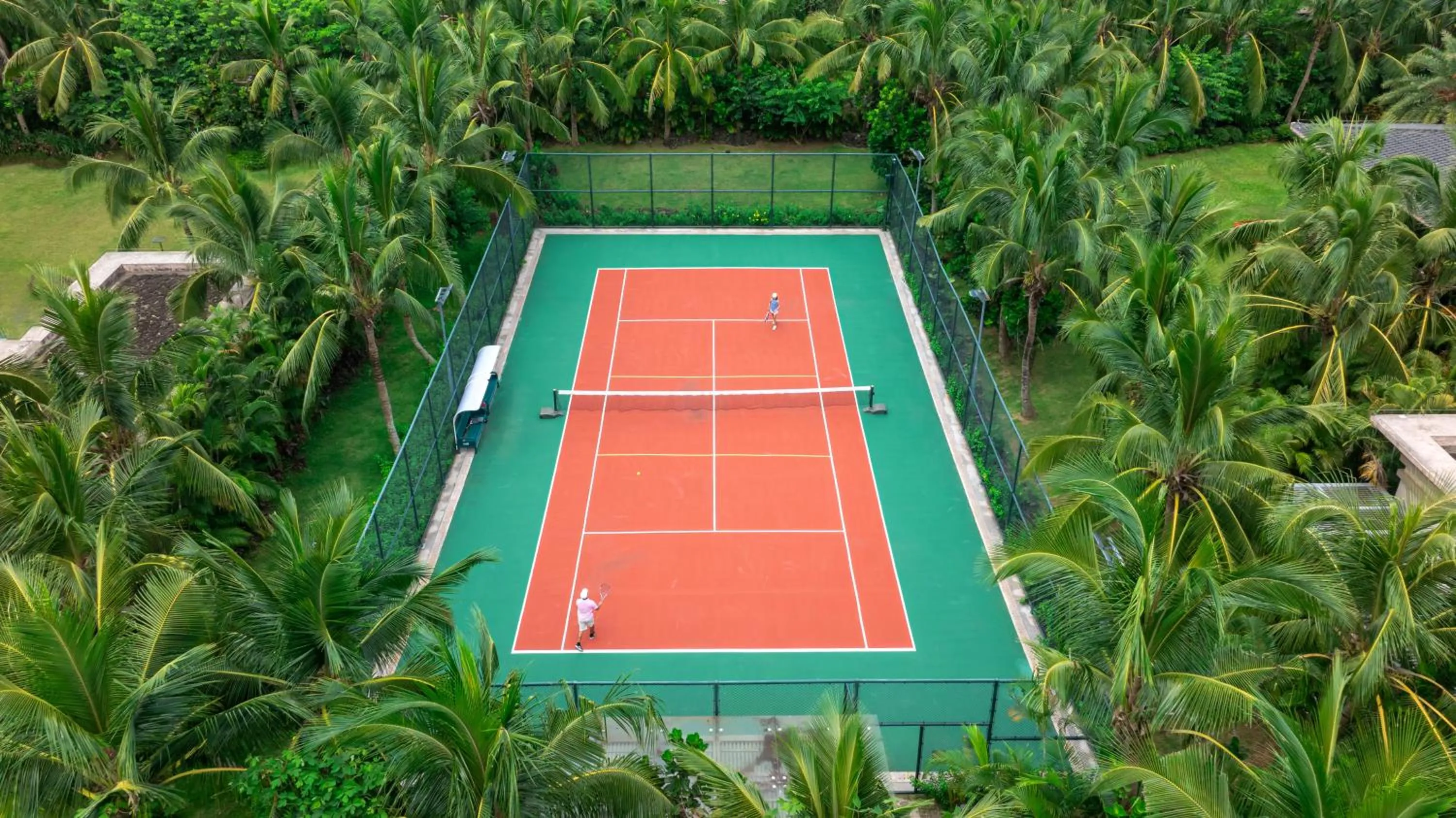 Tennis court in The Ritz-Carlton, Haikou