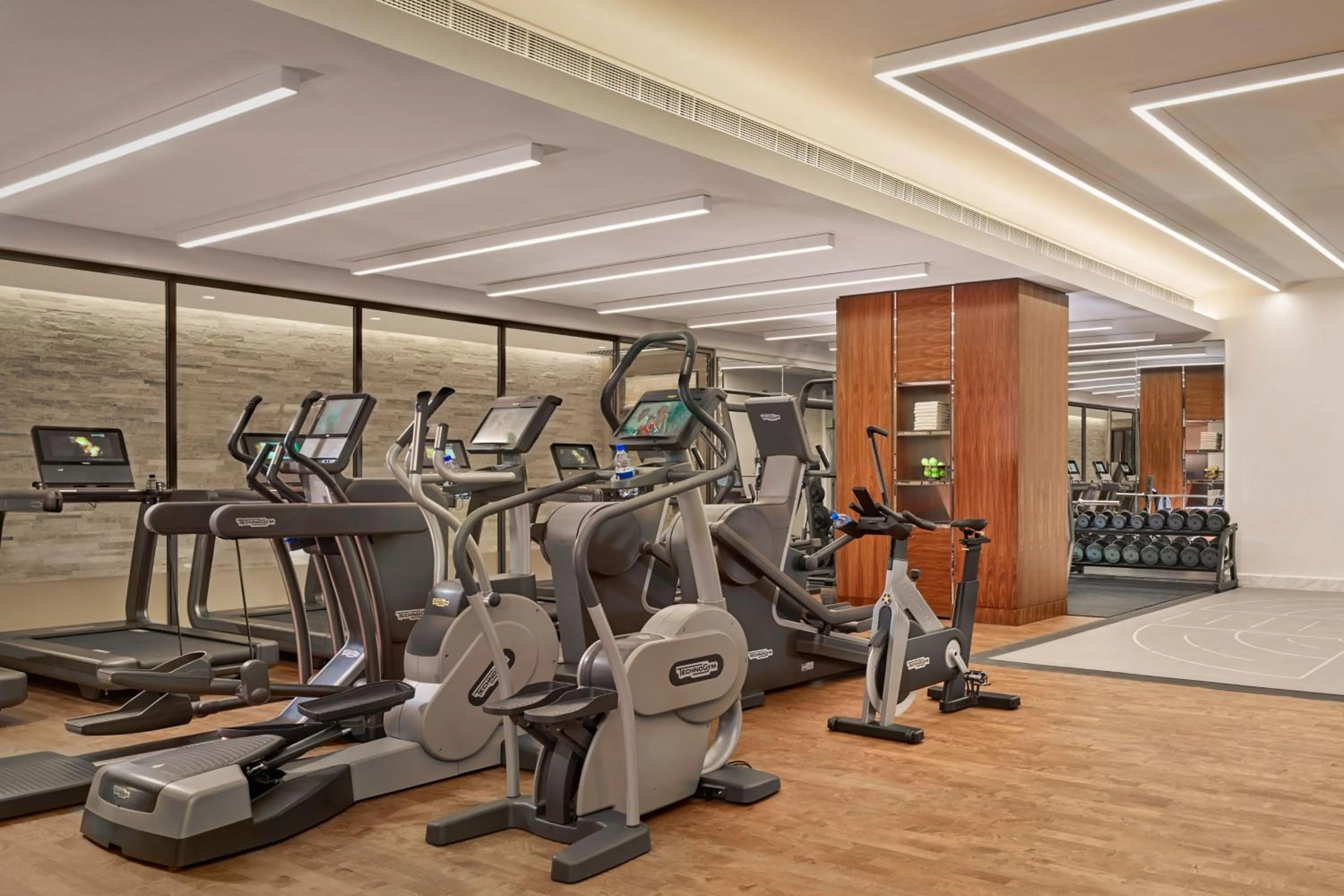 Fitness centre/facilities in The Ritz-Carlton, Astana
