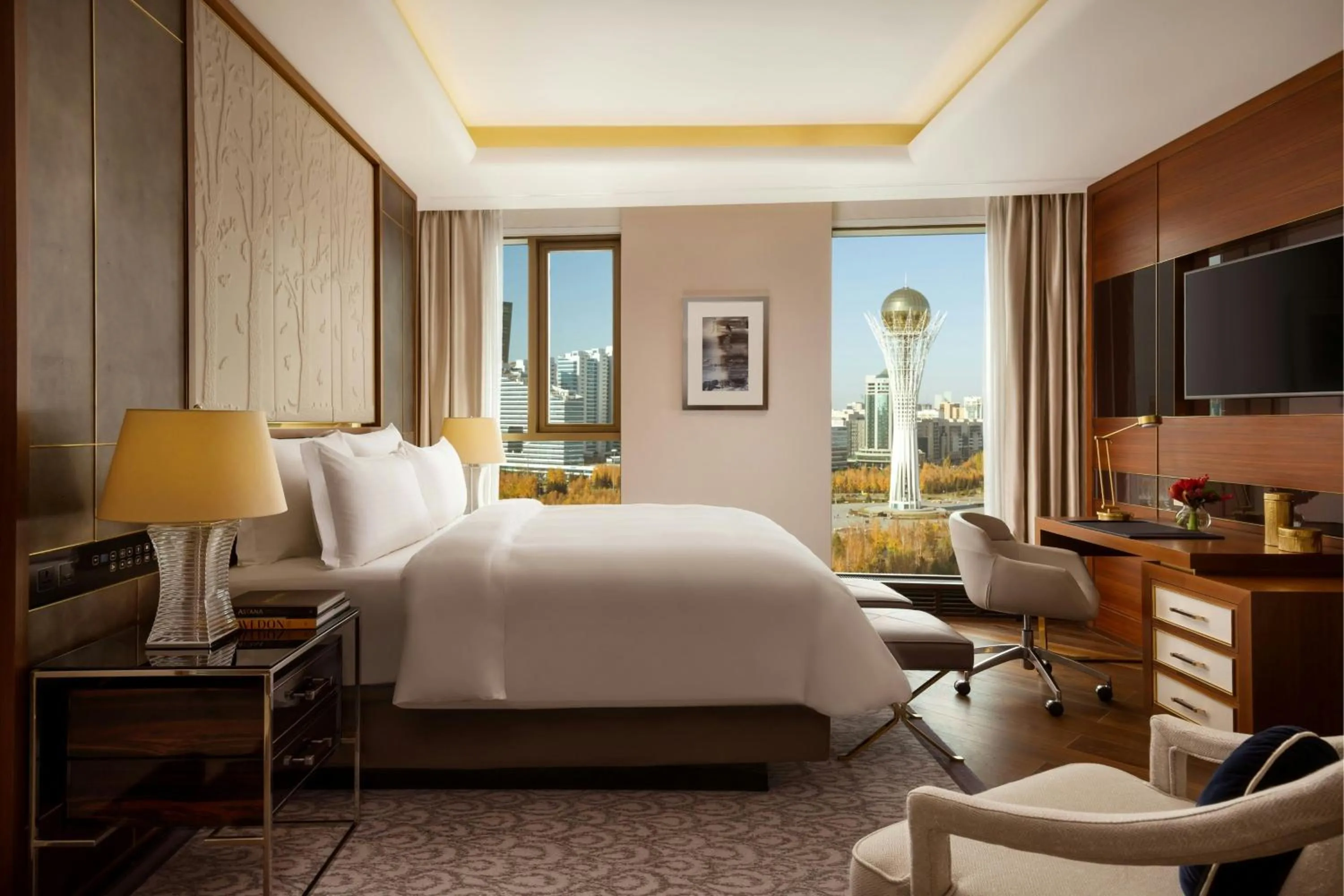 Bedroom, Bed in The Ritz-Carlton, Astana
