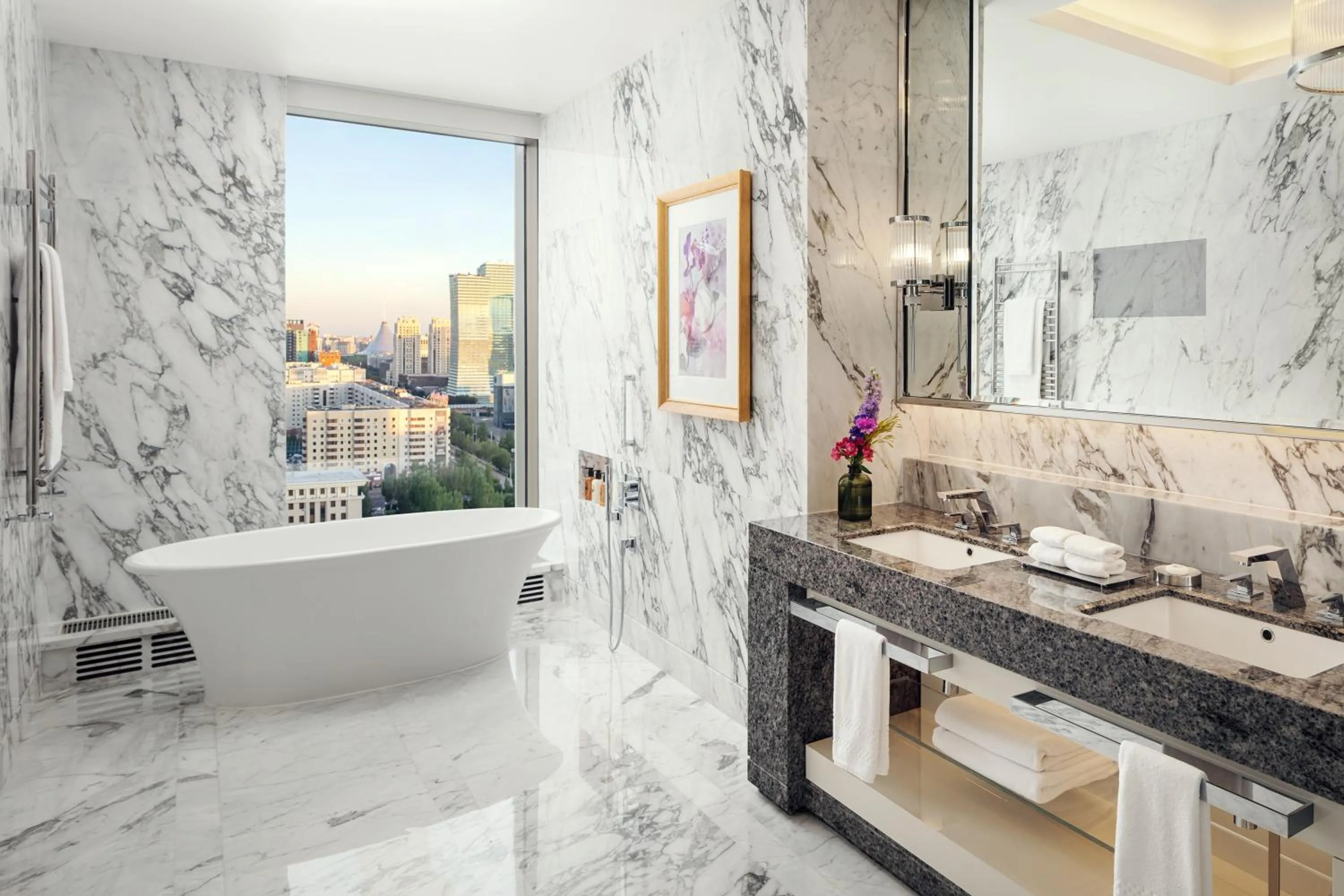 Bathroom in The Ritz-Carlton, Astana