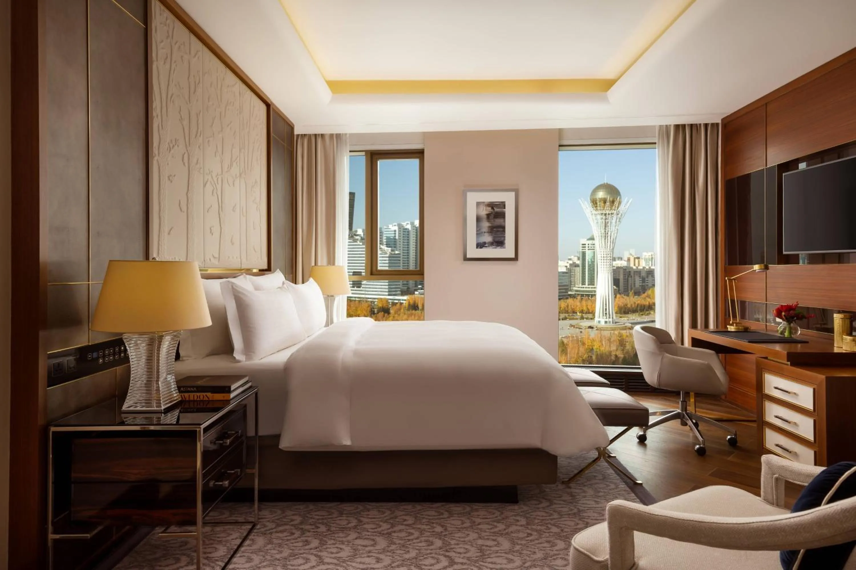 Bedroom, Bed in The Ritz-Carlton, Astana