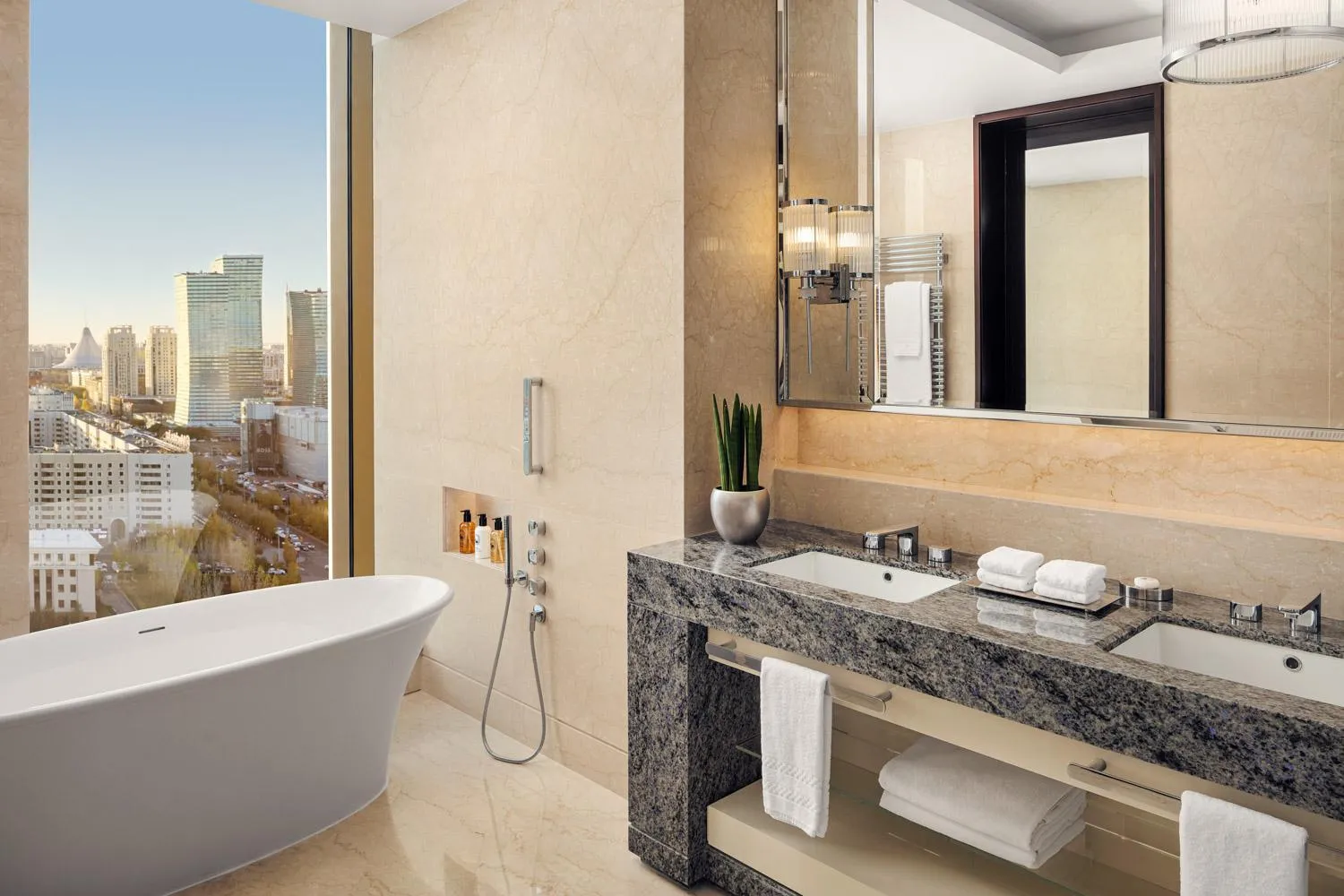 Bathroom in The Ritz-Carlton, Astana