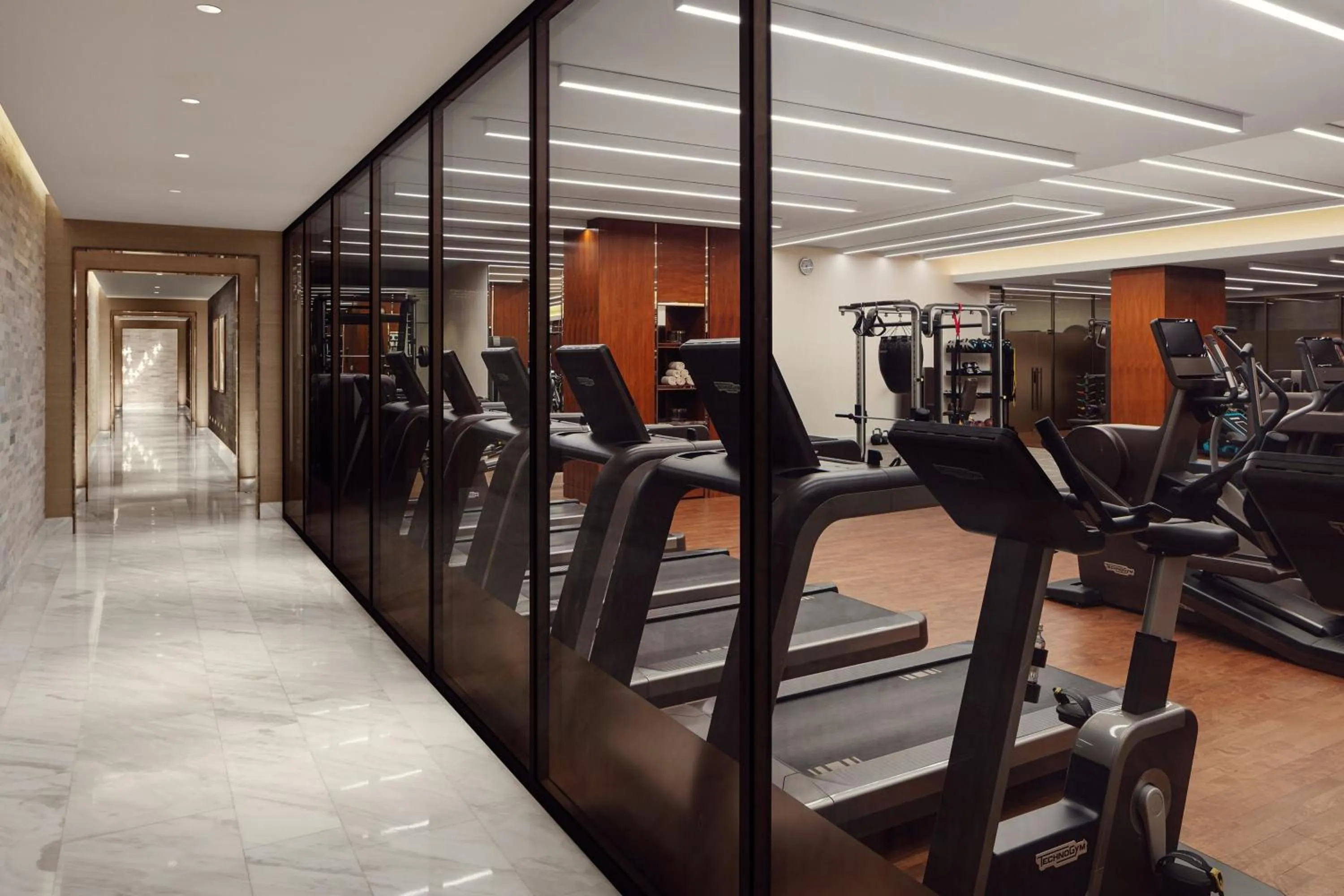 Fitness centre/facilities in The Ritz-Carlton, Astana