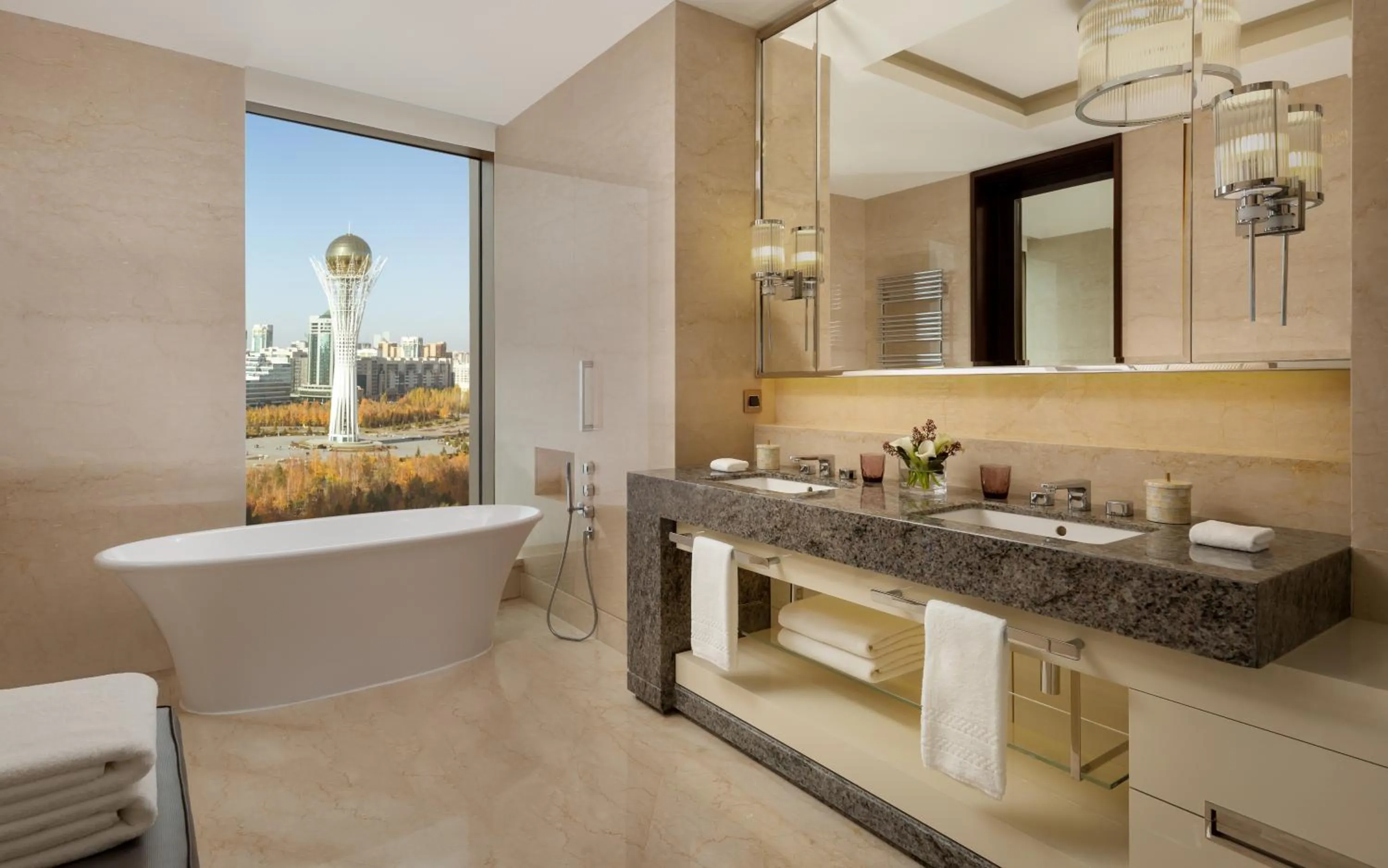 Bathroom in The Ritz-Carlton, Astana