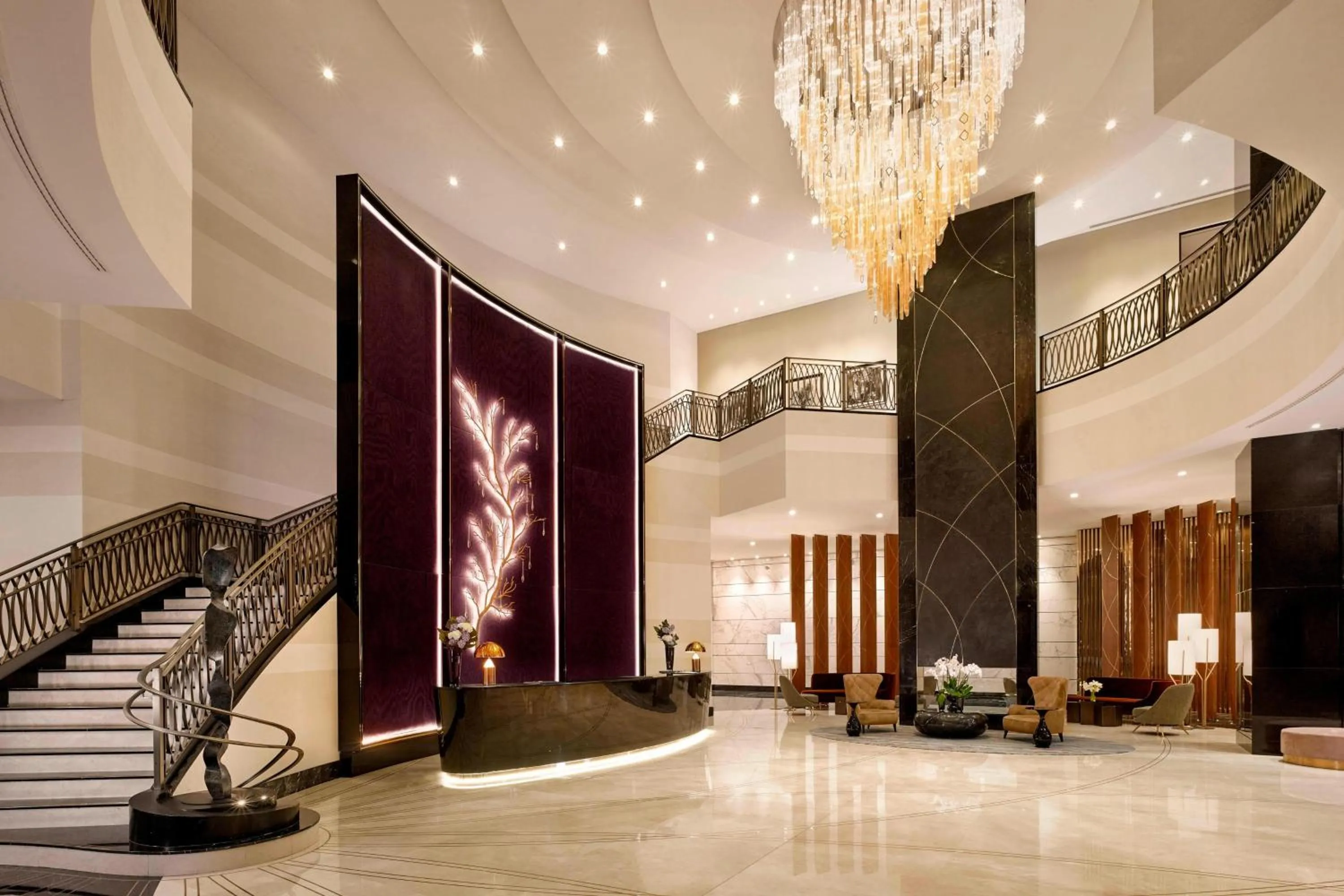 Lobby or reception in The Ritz-Carlton, Astana