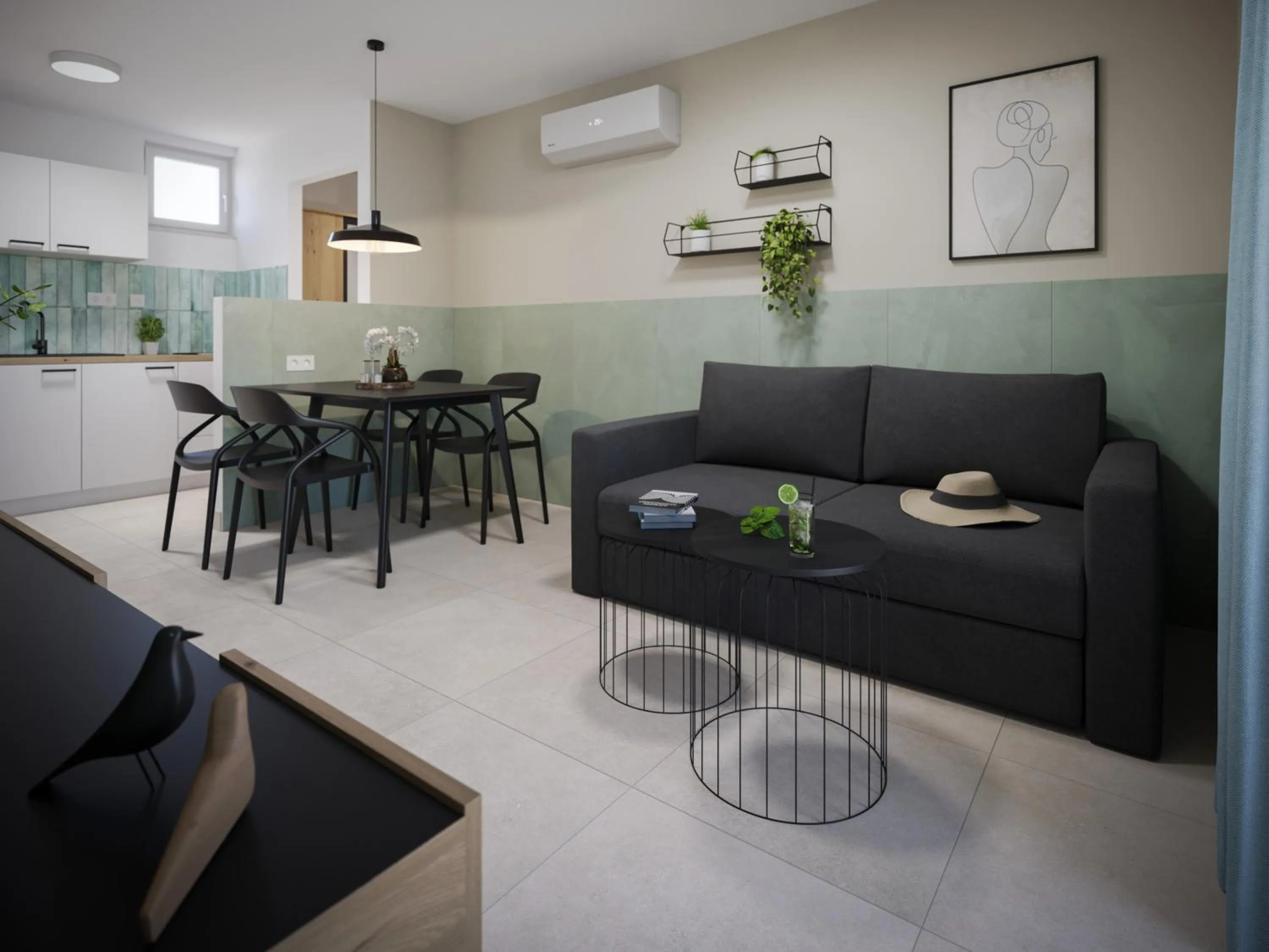 Living room in Sagitta All inclusive light