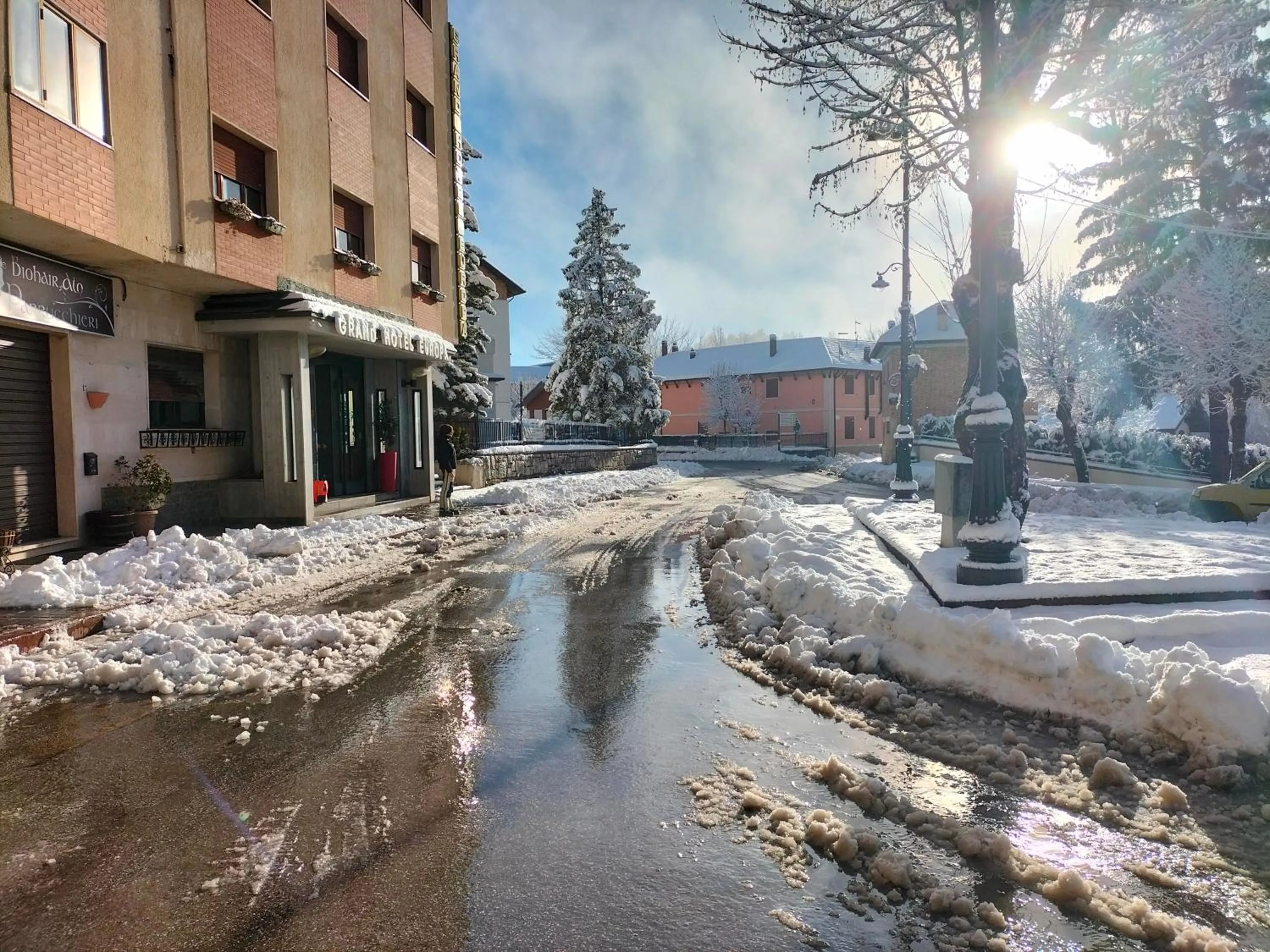 Property building in Grand Hotel Europa Rivisondoli Centro