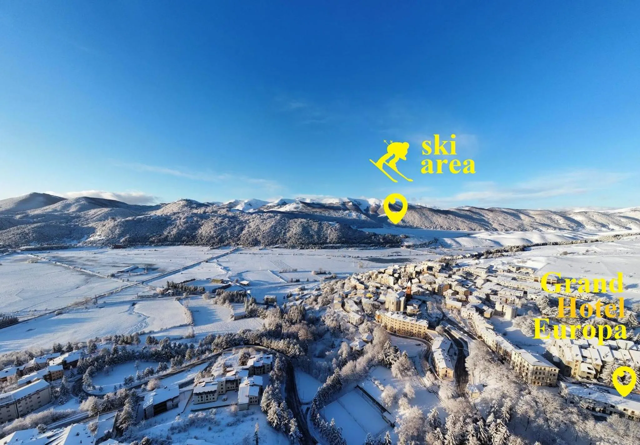 Skiing in Grand Hotel Europa Rivisondoli Centro