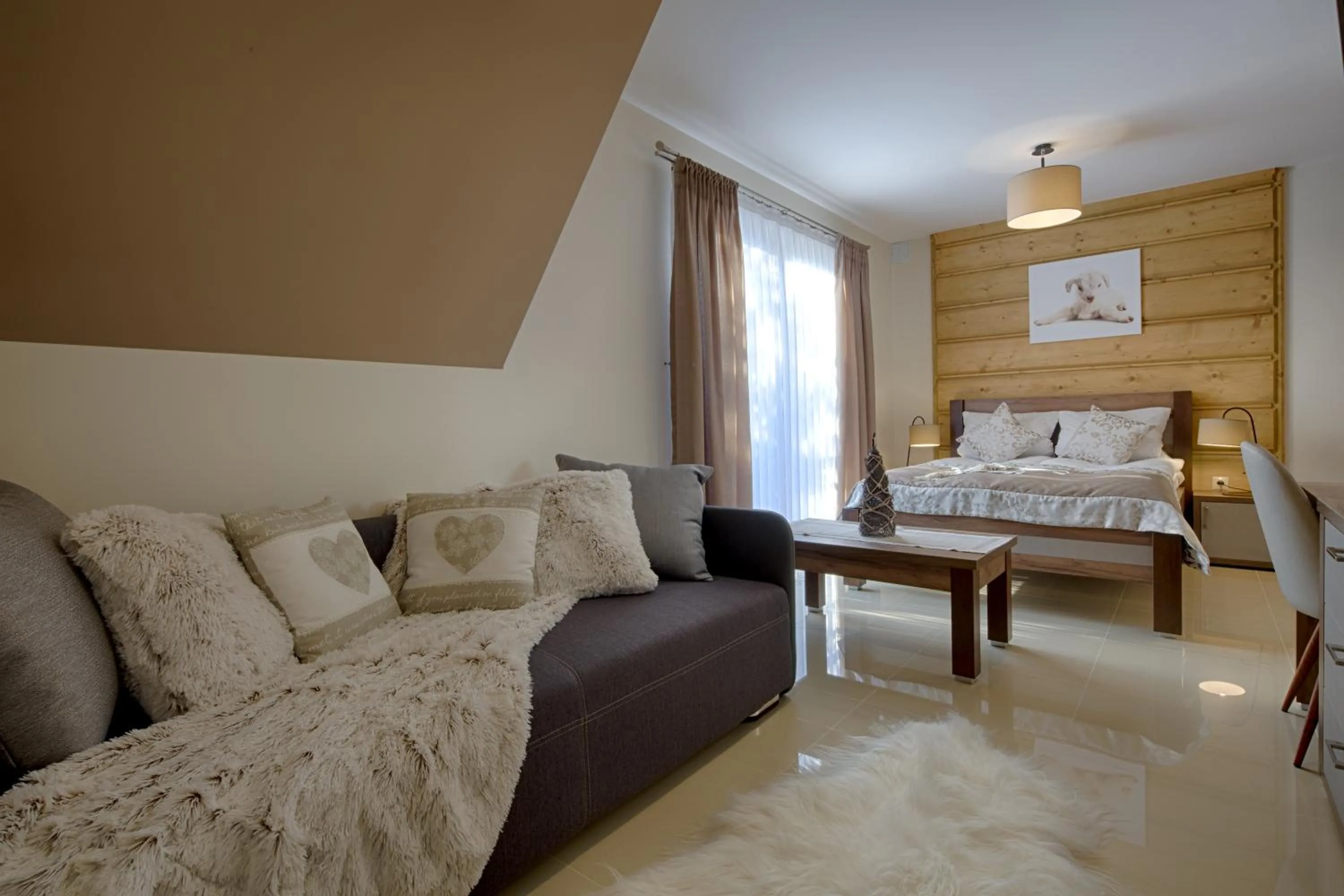 Bed in Gordonówka Residence & SPA- sauna i jacuzzi-przeżyj niezapomniany pobyt