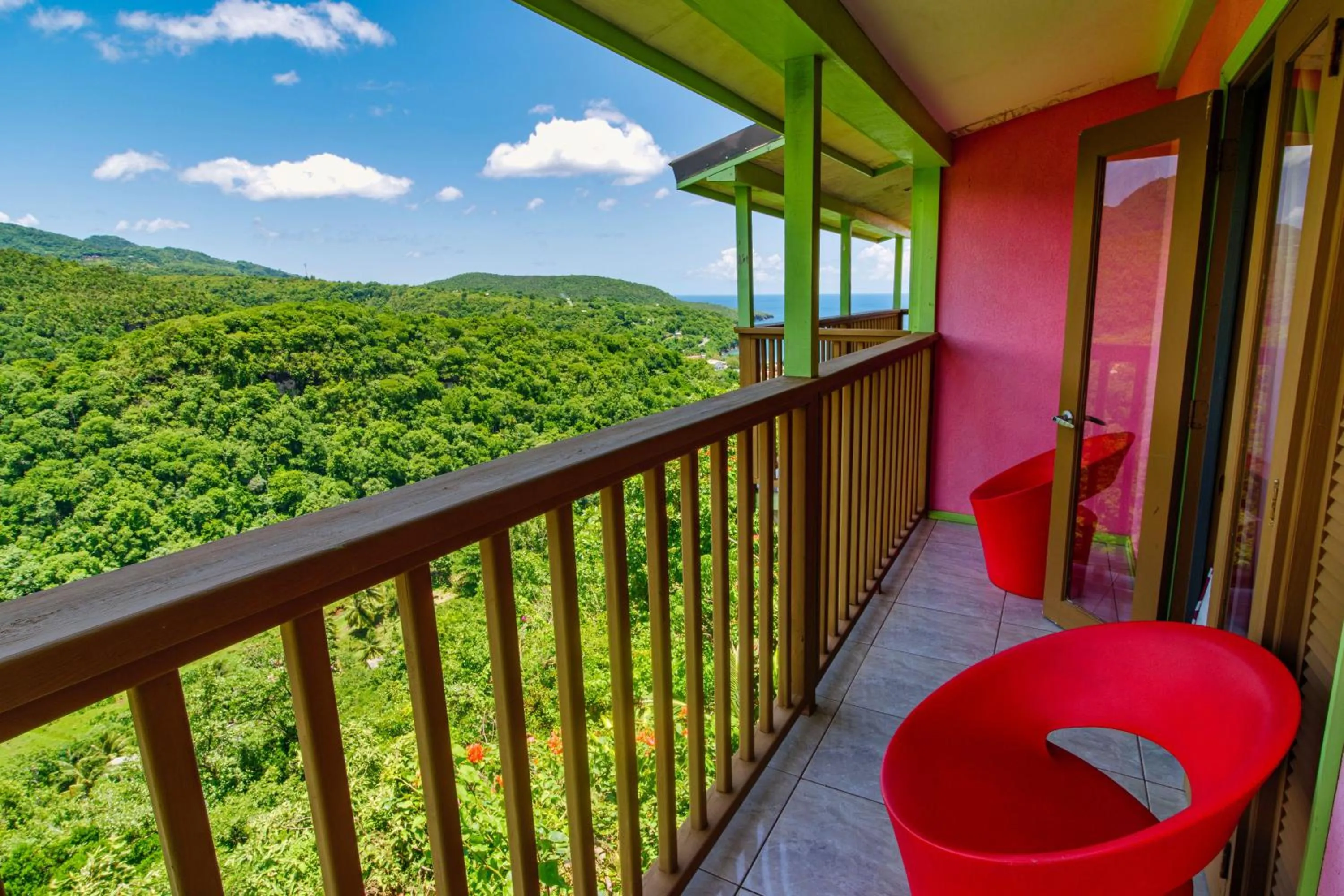 Patio in Tropical Paradise View