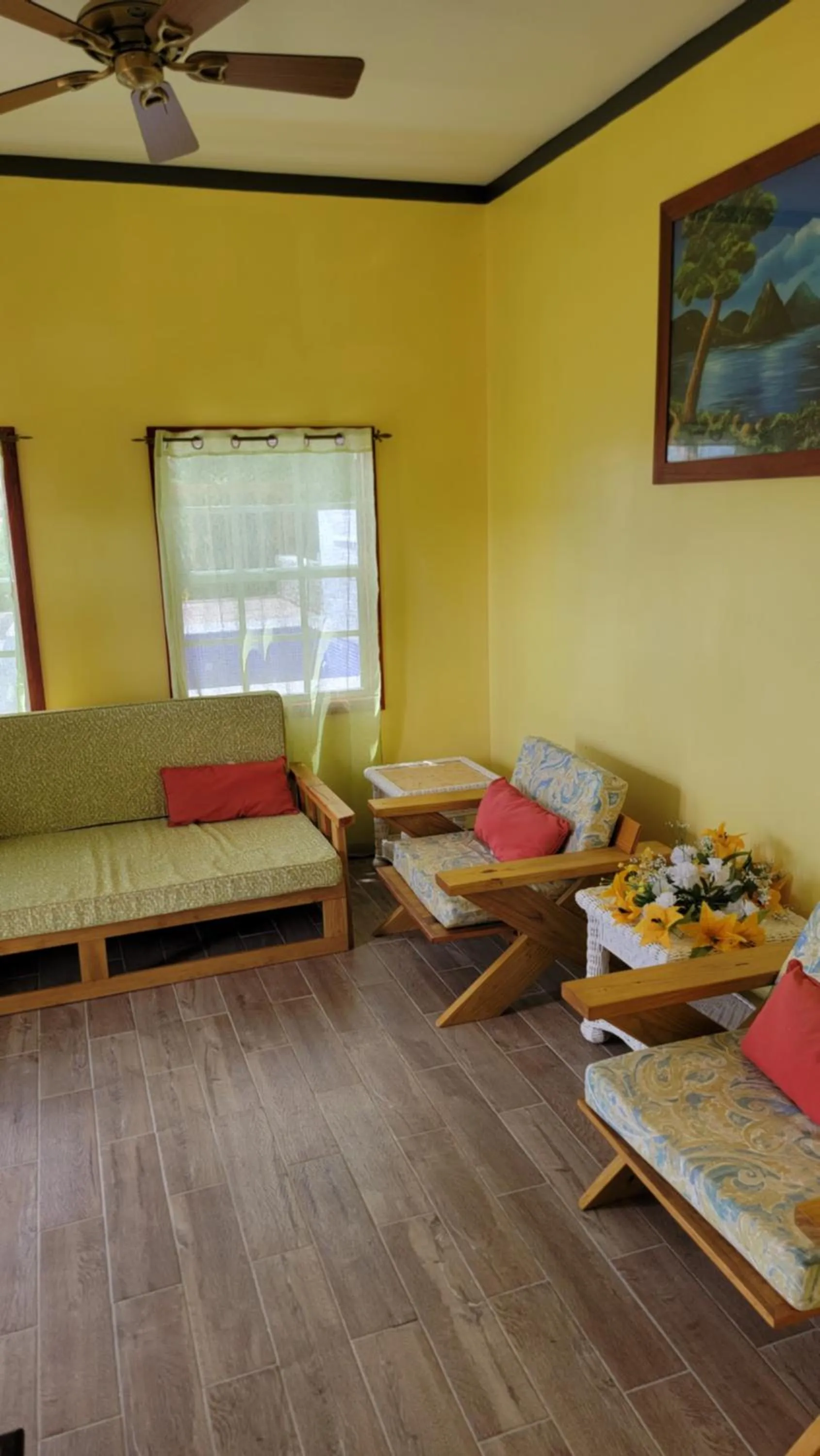 Living room in Tropical Paradise View