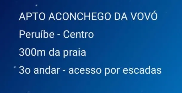 Apartamento Aconchego da vovó