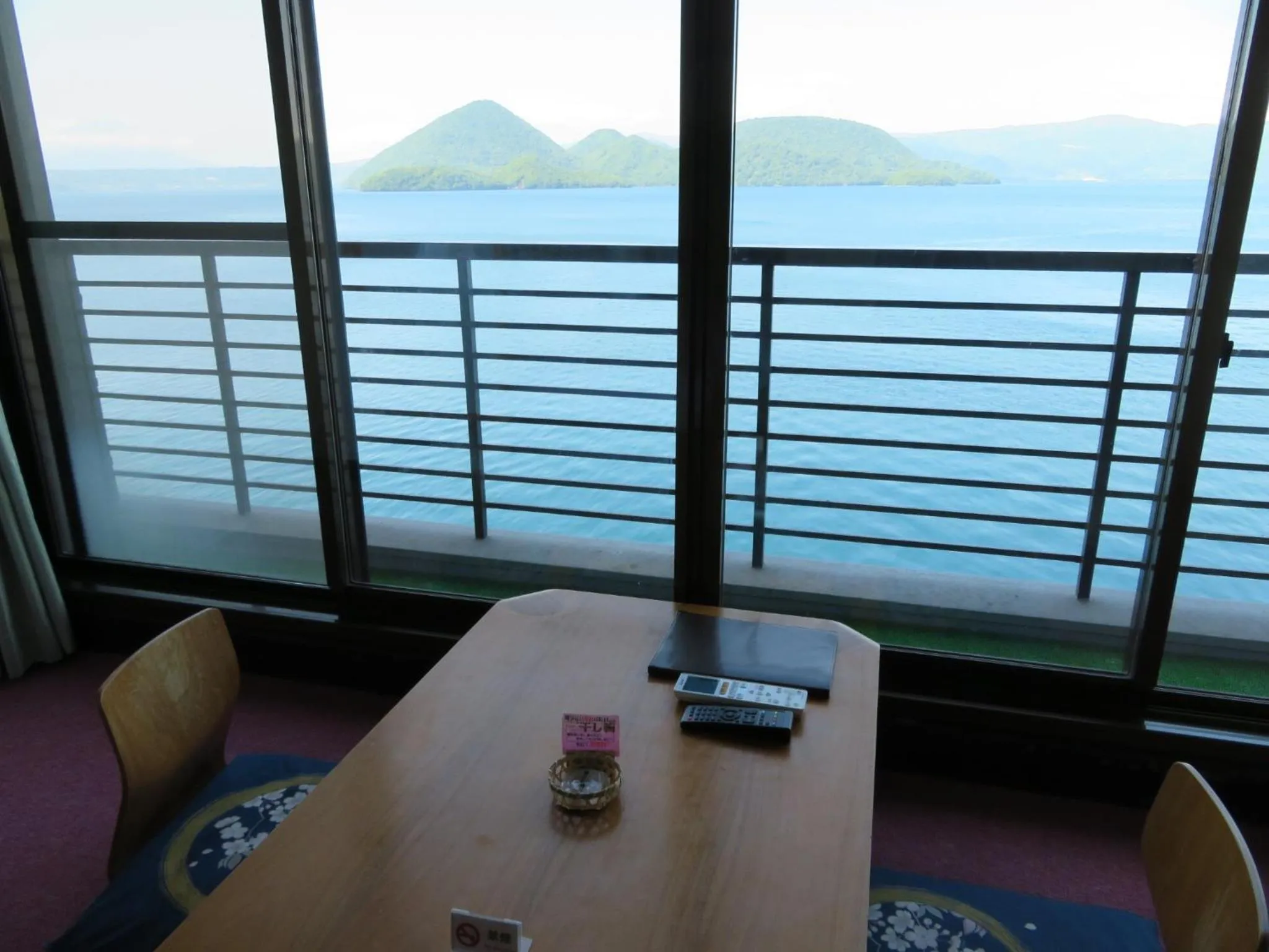 Lake view in Toya-onsen Hotel Hanabi