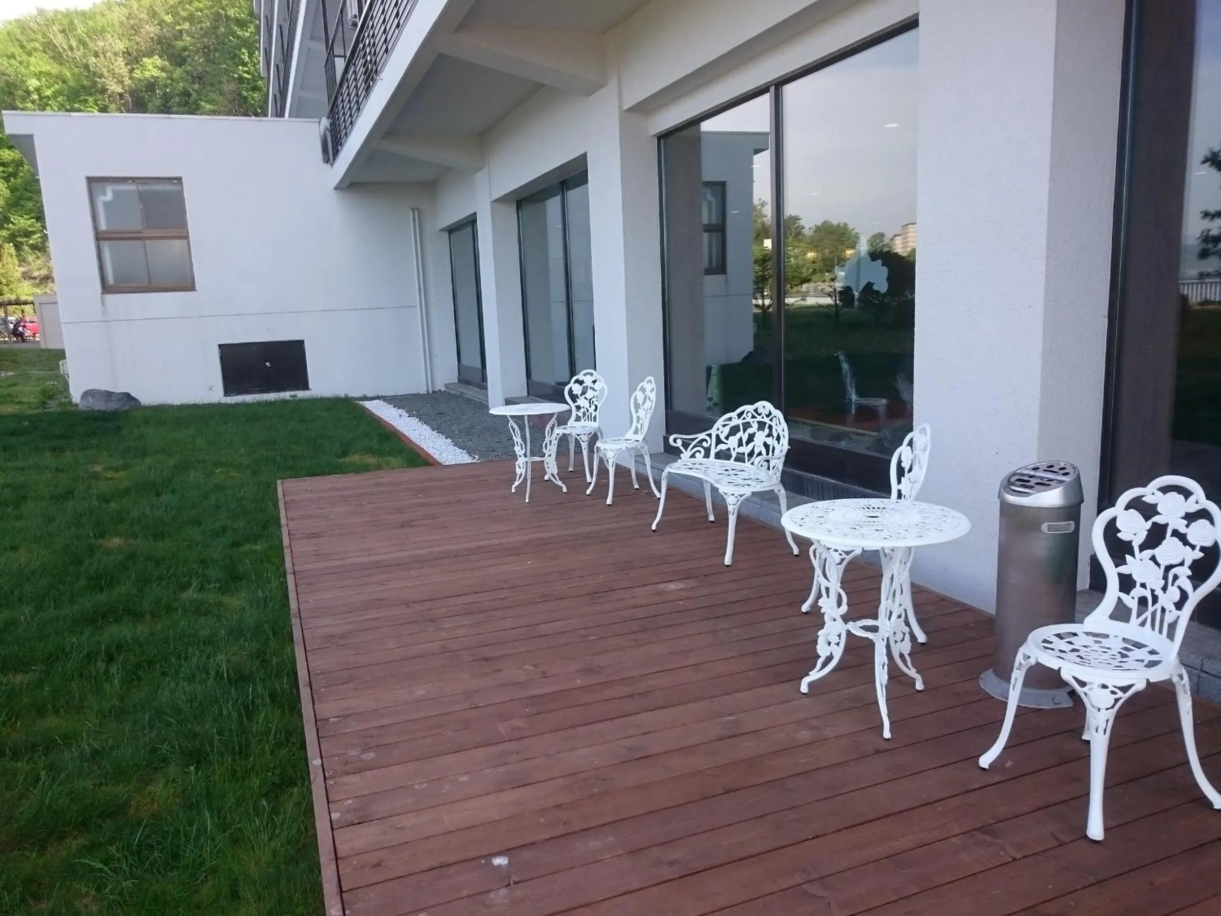 Balcony/Terrace in Toya-onsen Hotel Hanabi