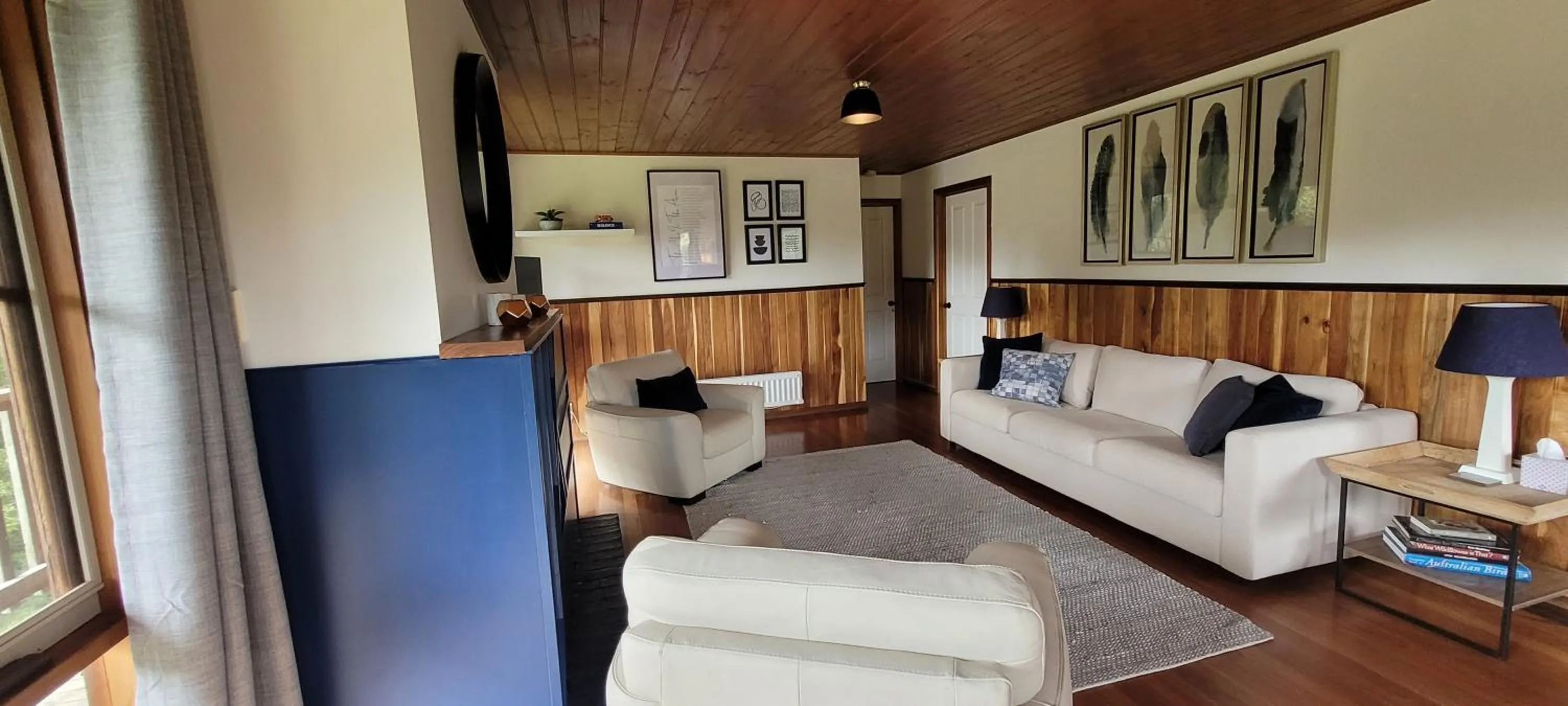 Living room in Tall Trees Eco Retreat - Blackwood Cottage