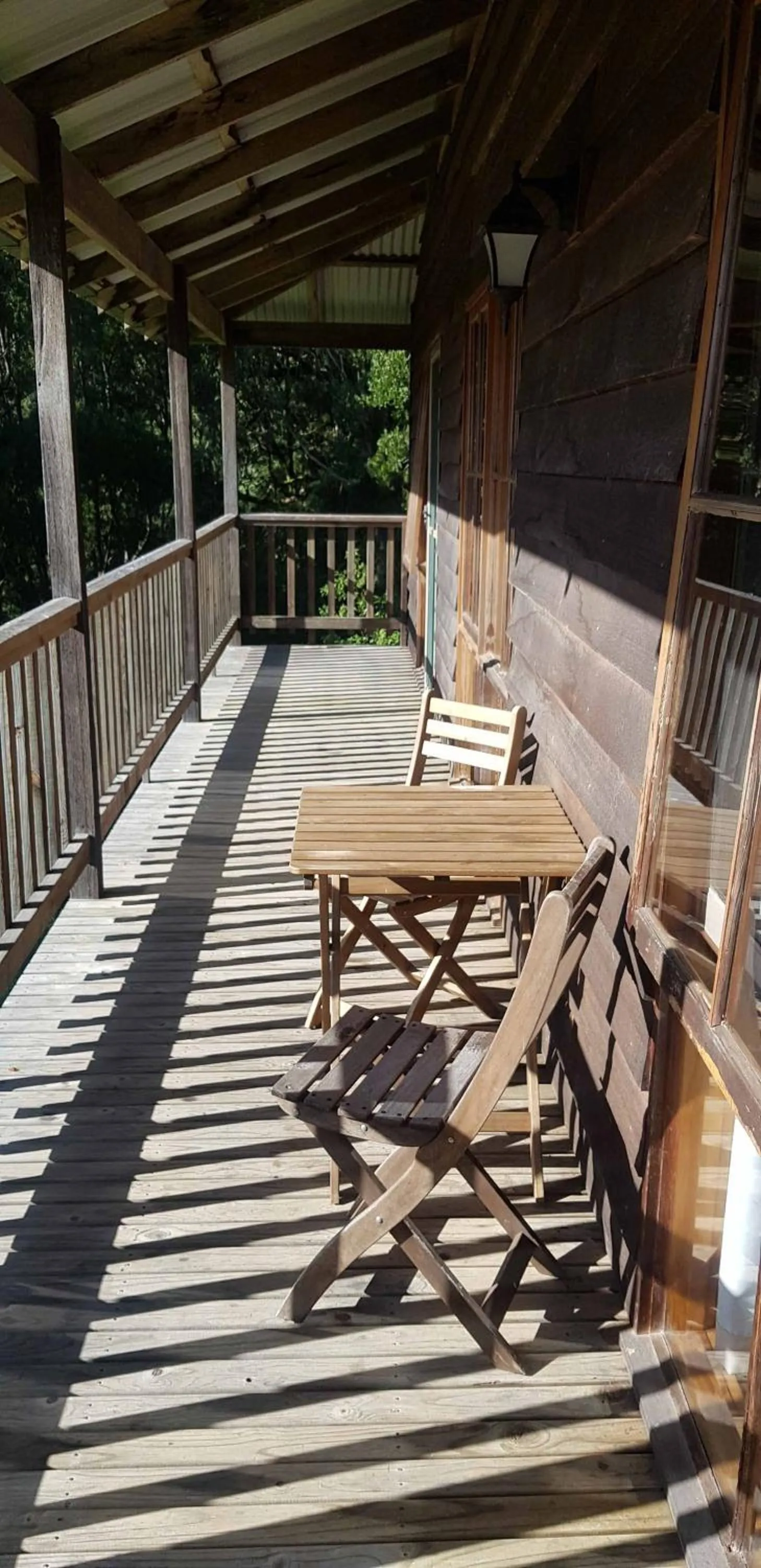 Balcony/Terrace in Tall Trees Eco Retreat - Blackwood Cottage