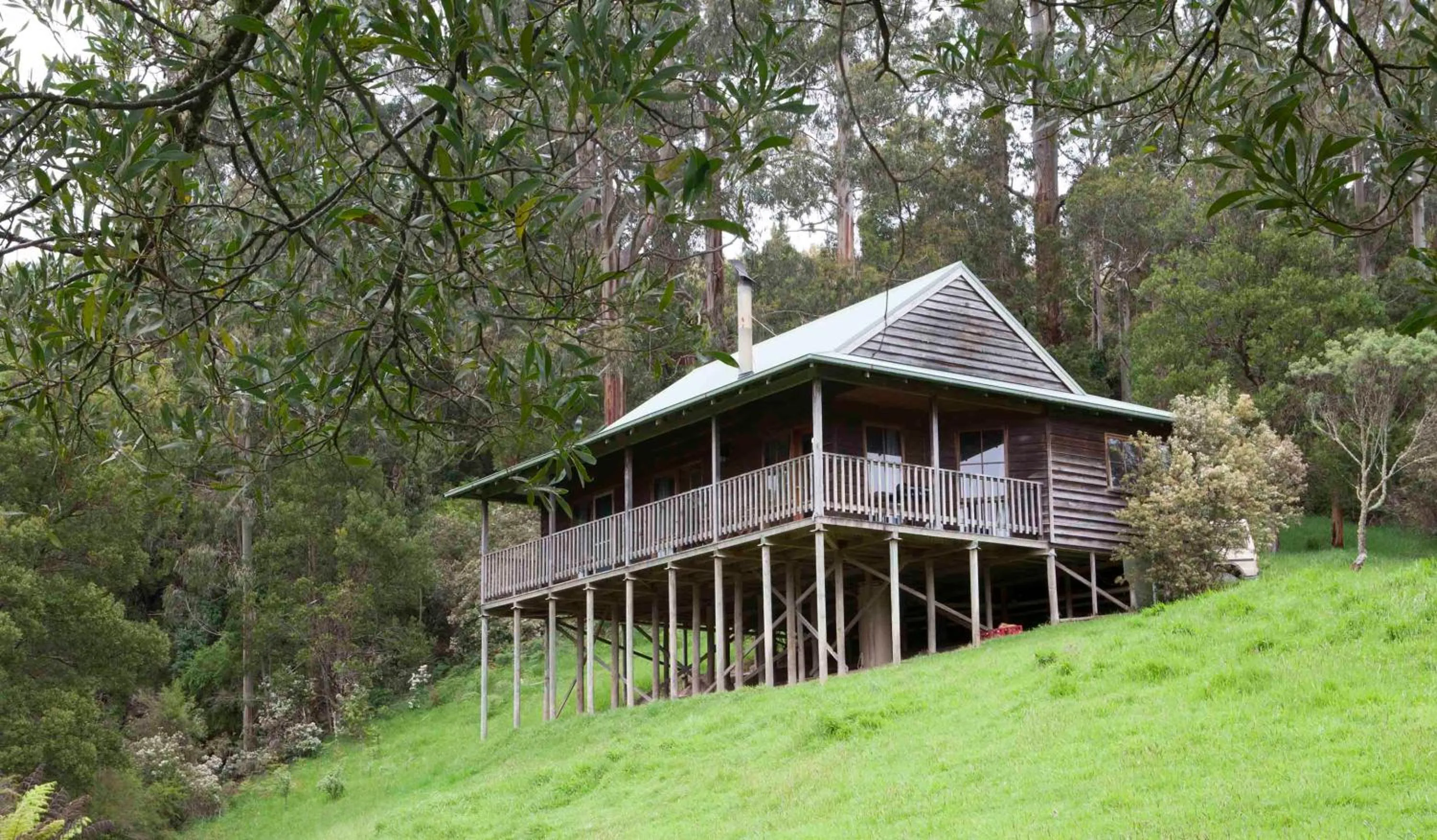 Property building in Tall Trees Eco Retreat - Blackwood Cottage