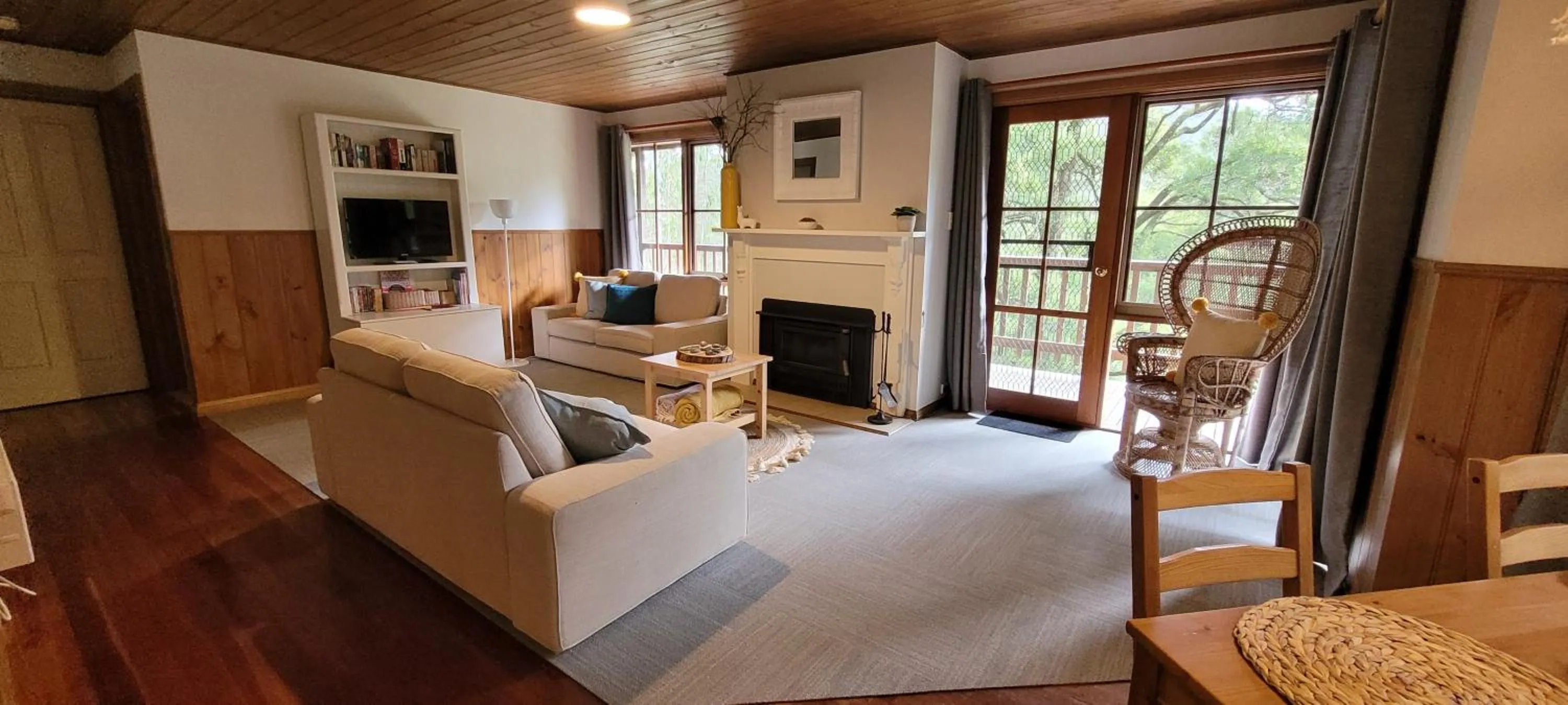 Living room in Tall Trees Eco Retreat - Blackwood Cottage