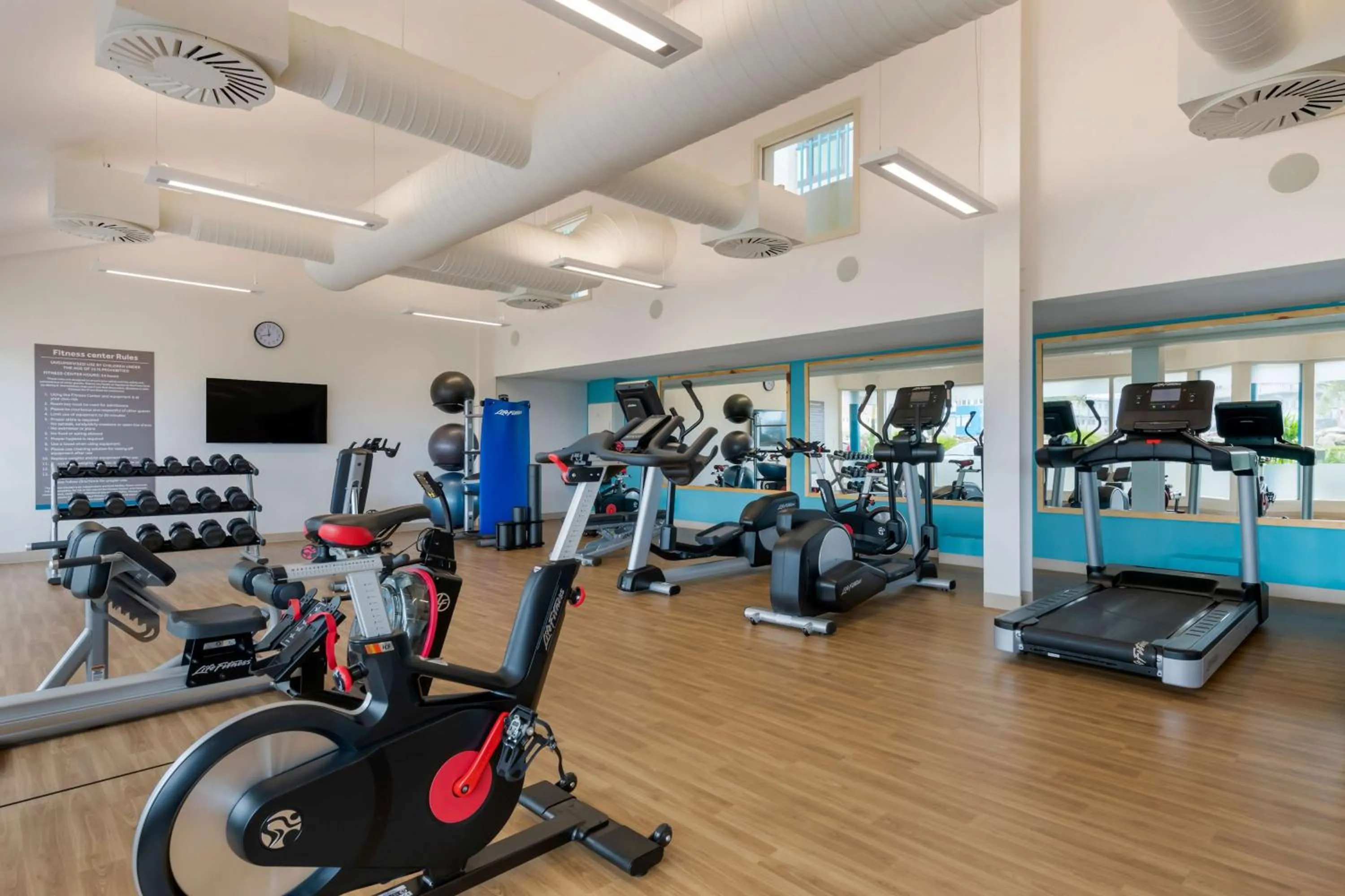 Fitness centre/facilities in Hilton Vacation Club Royal Palm St Maarten