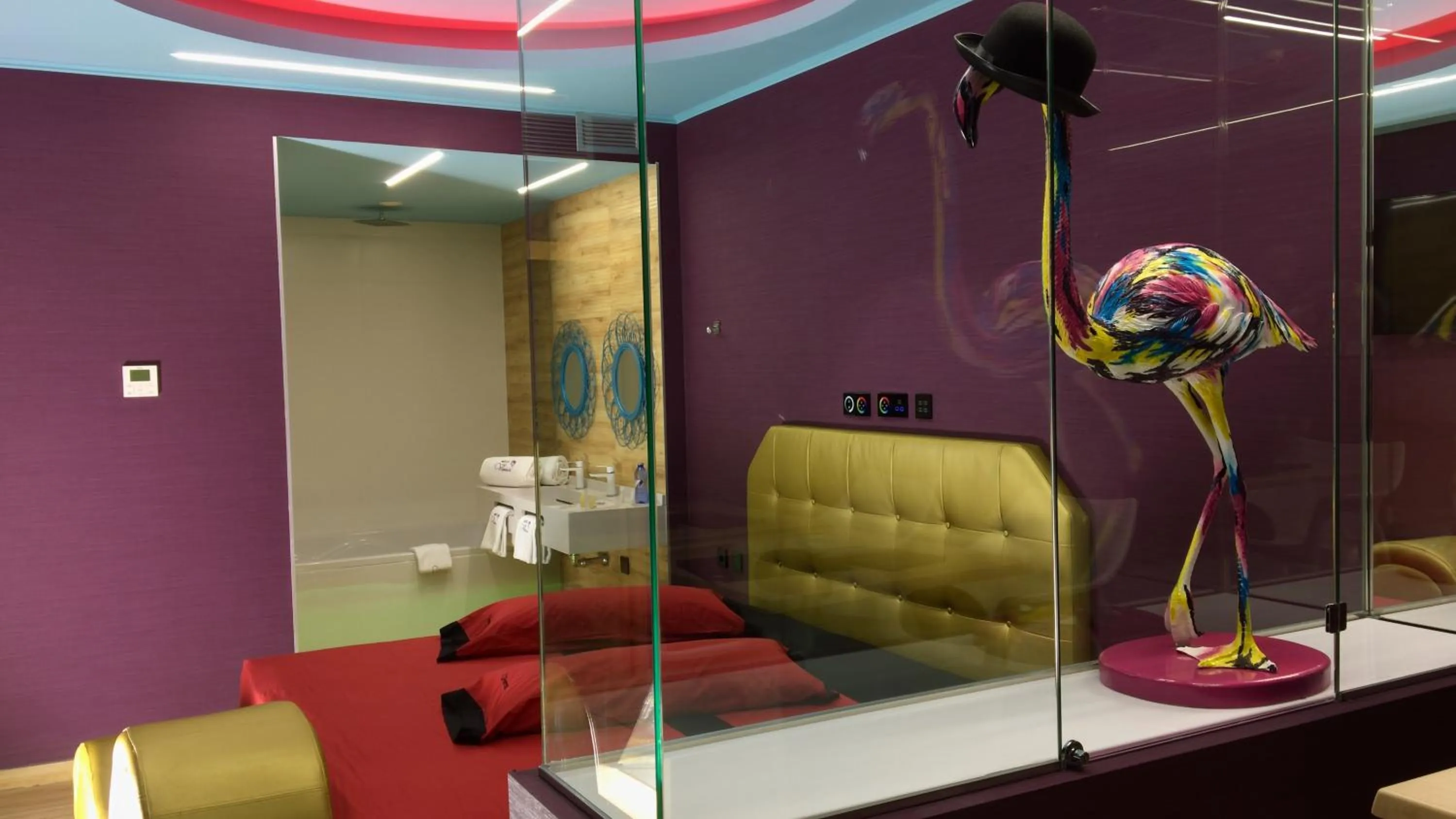 Decorative detail in Motel Venus Madrid Norte