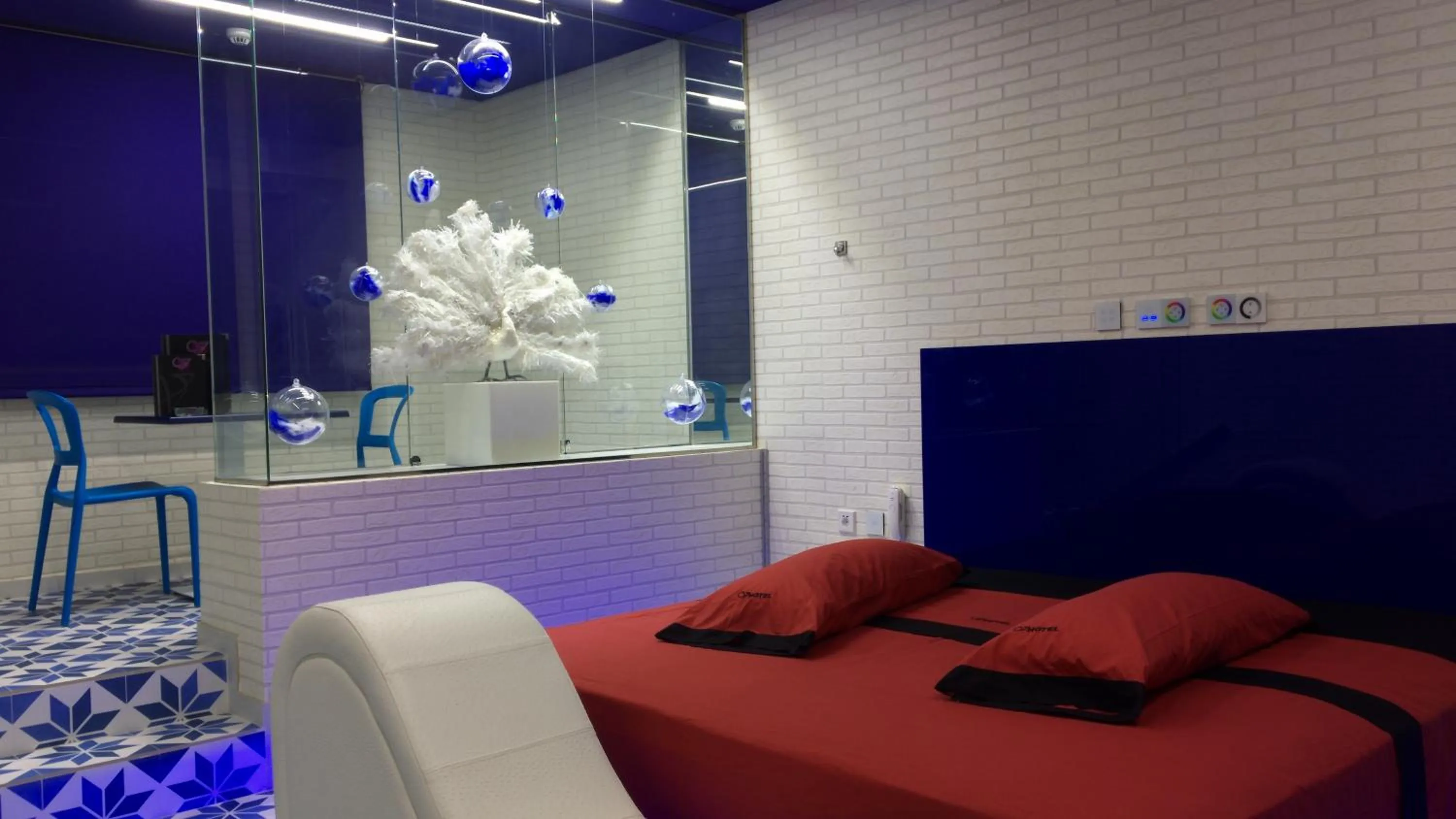 Bedroom, Bed in Motel Venus Madrid Norte