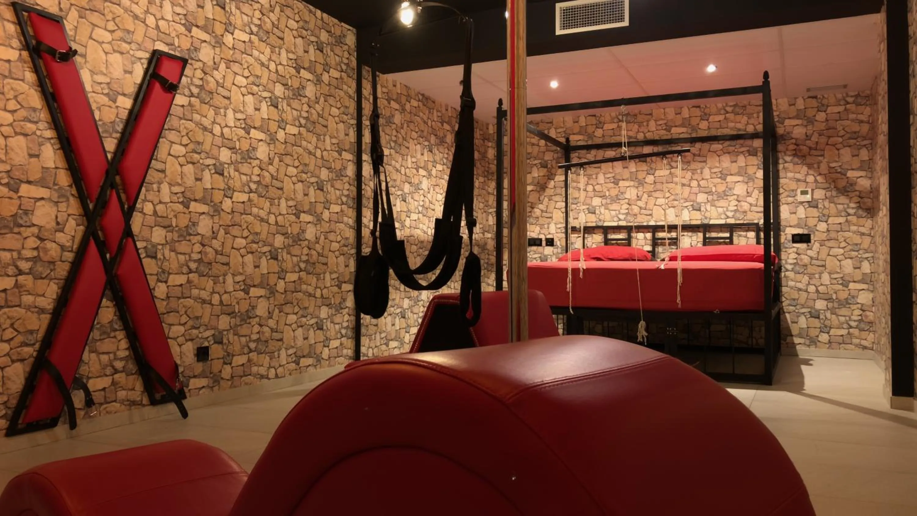 Bed in Motel Venus Madrid Norte