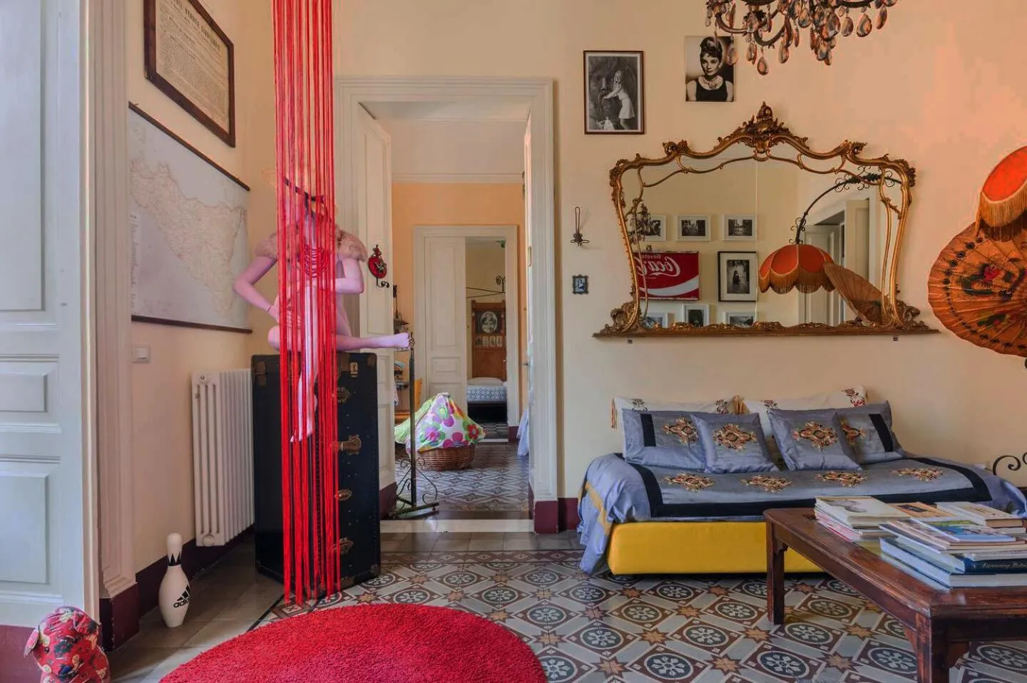 Living room in La Cot B&B