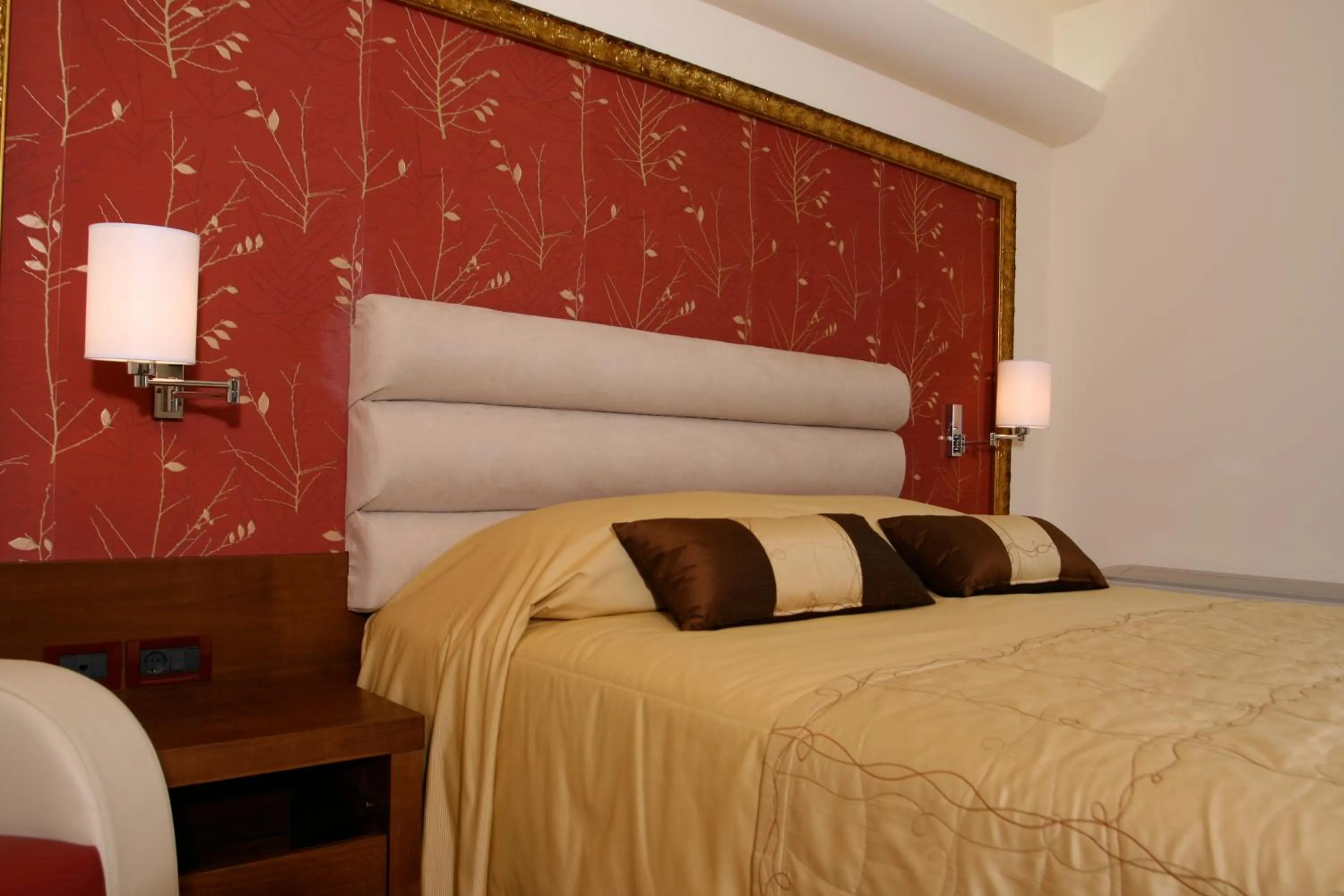 Bed in Hotel Villa Cittar
