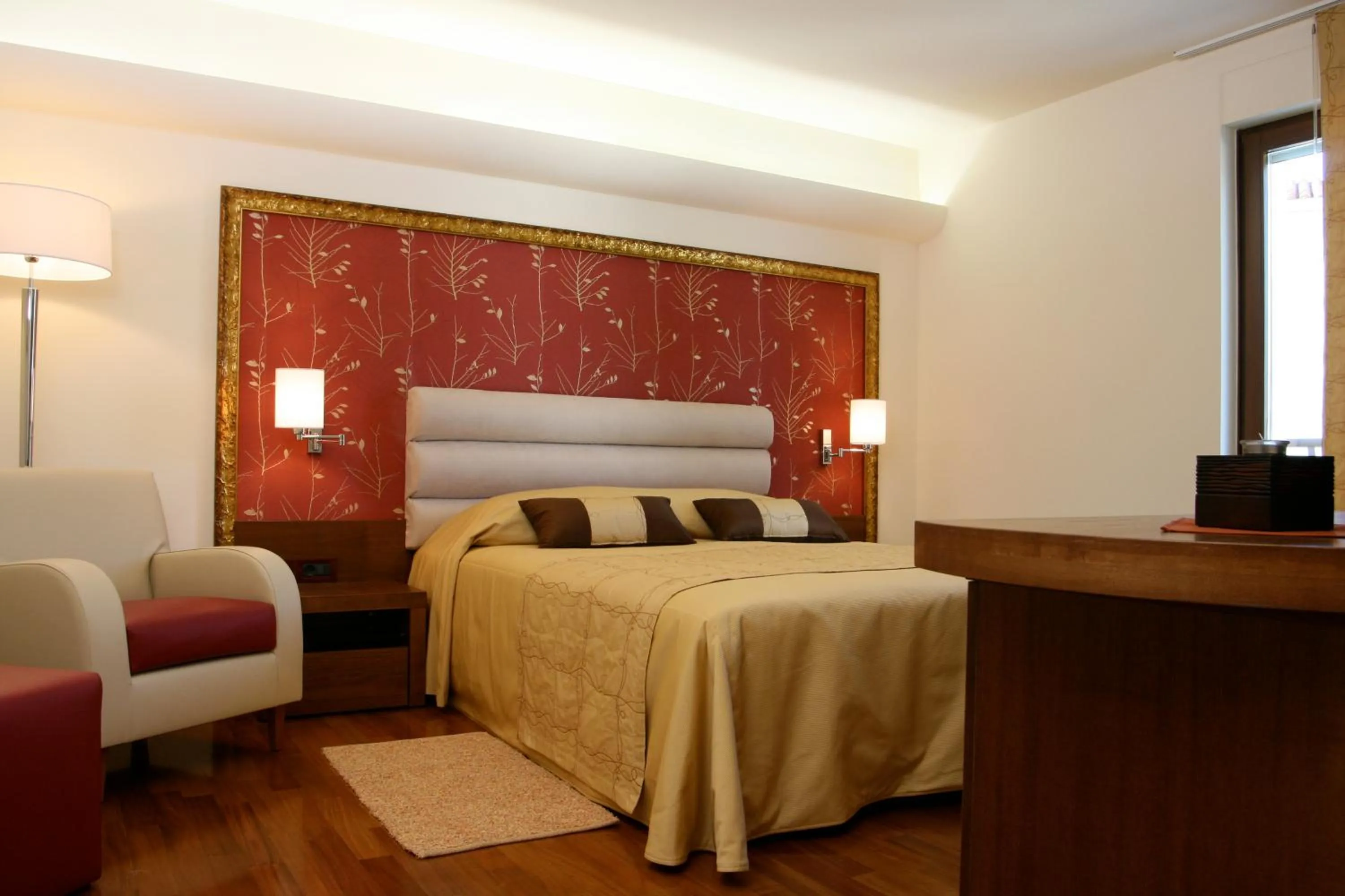 Bed in Hotel Villa Cittar