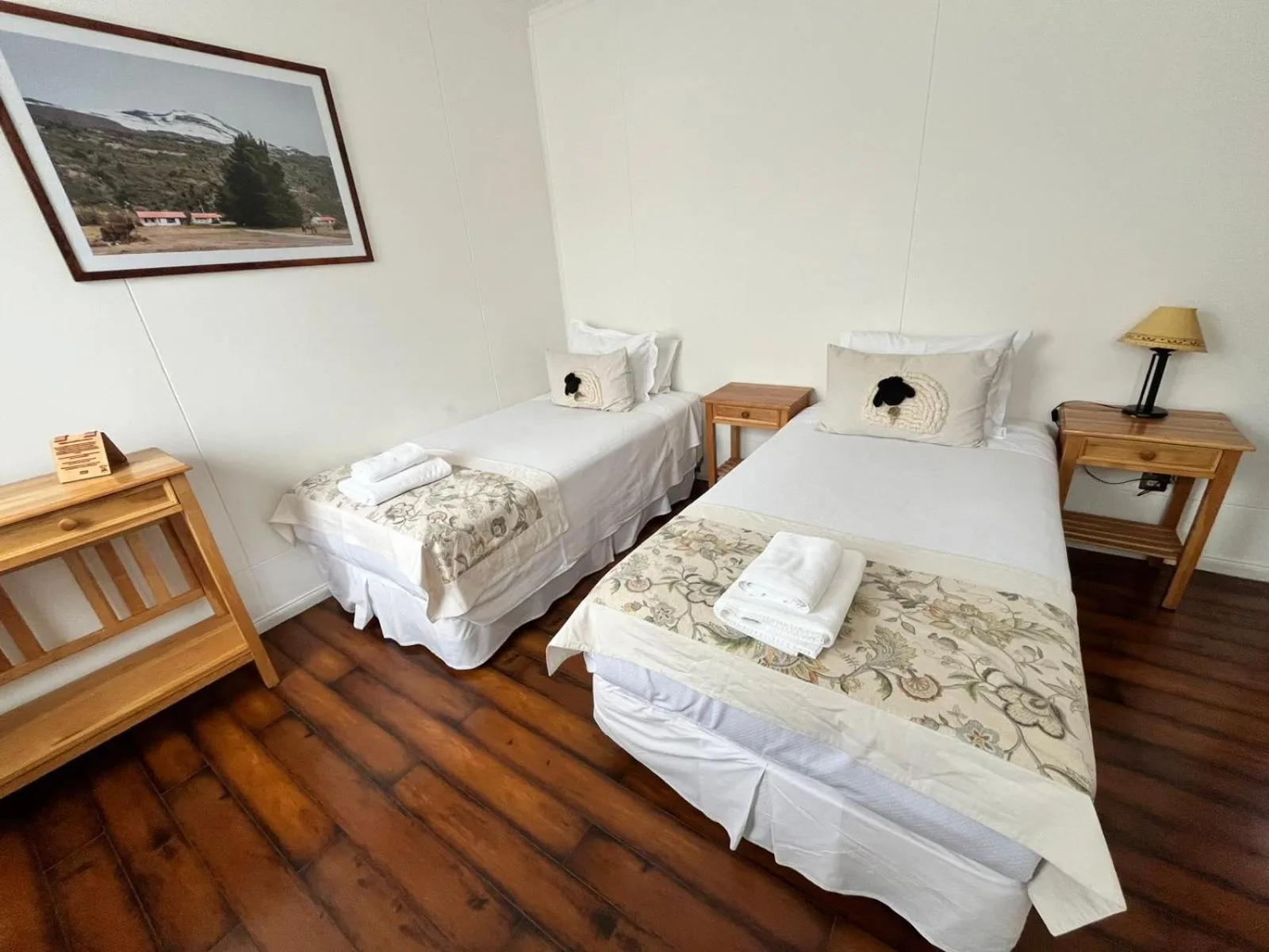 Bed in Hotel Estancia El Ovejero Patagónico