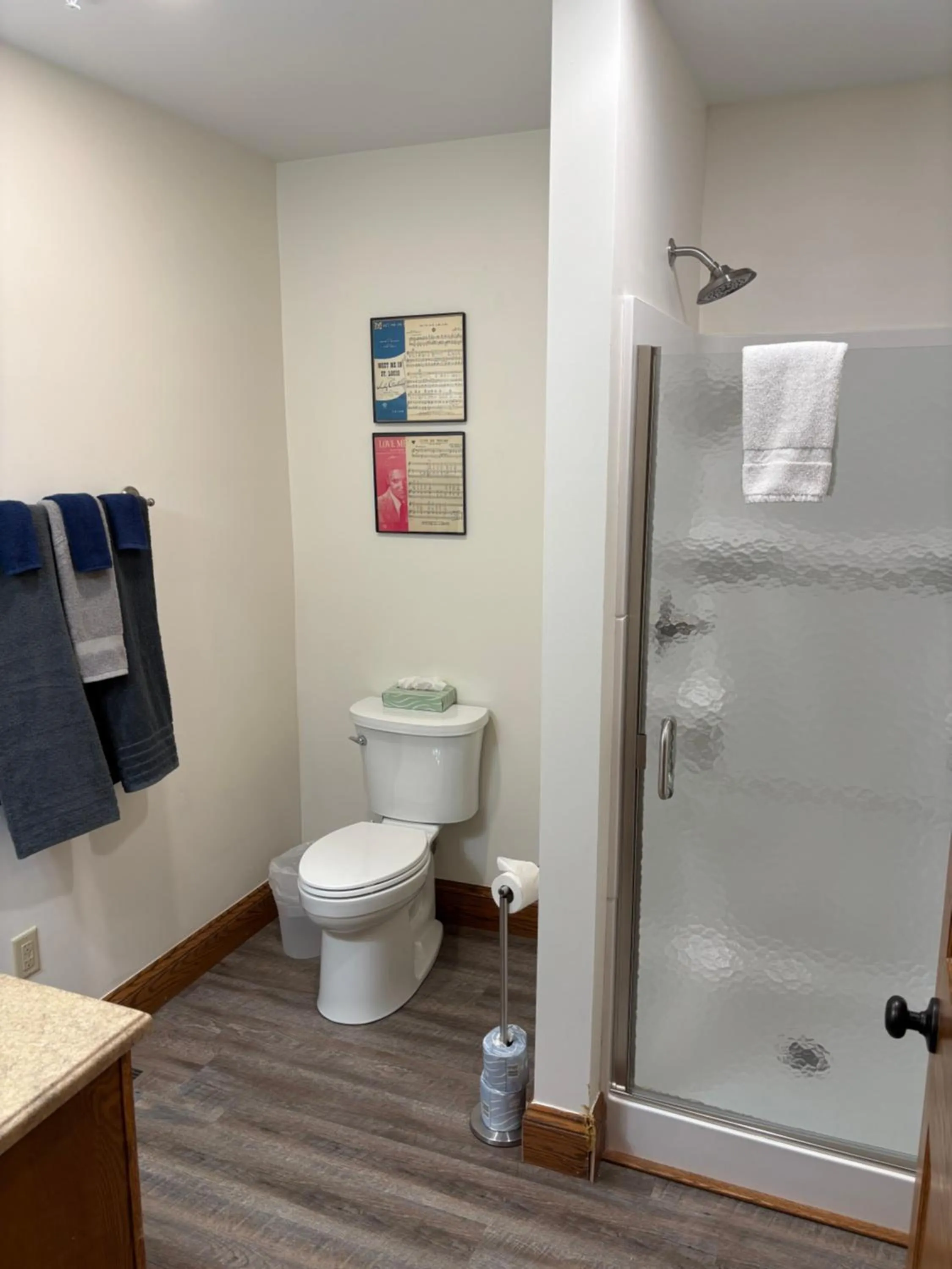 Shower in Hermann Crown Suites