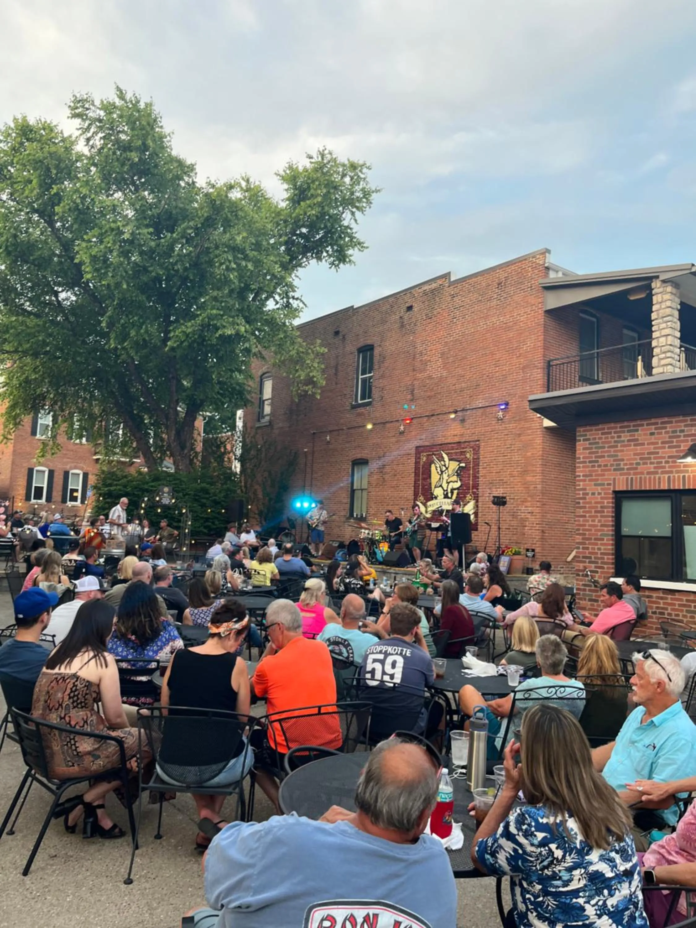 Patio in Hermann Crown Suites