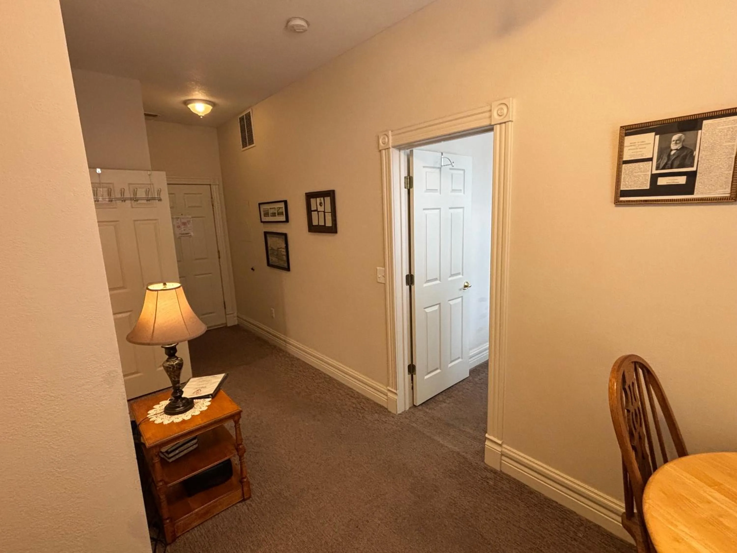 Living room in Hermann Crown Suites