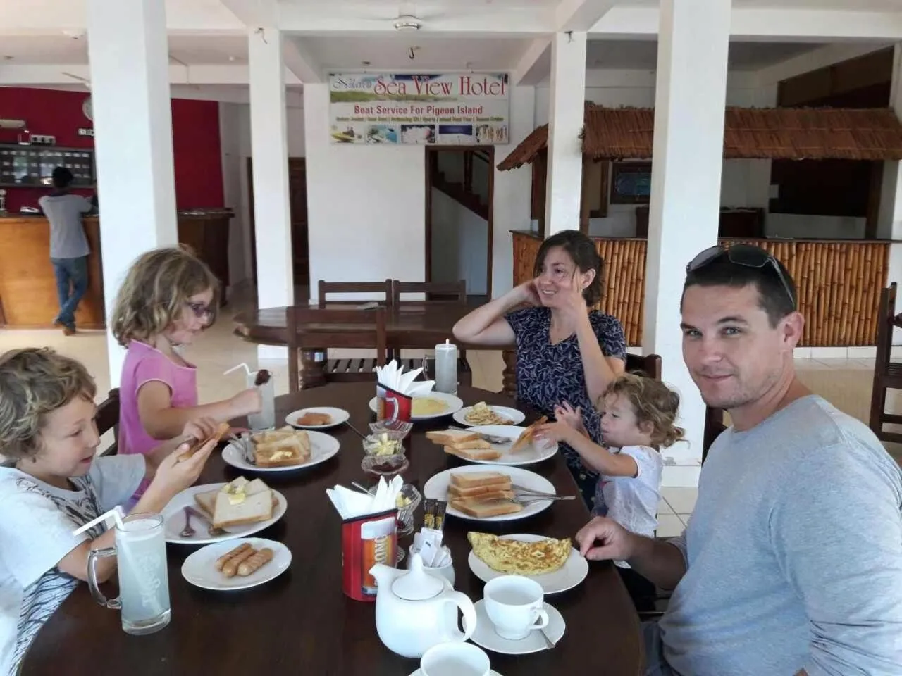 Continental breakfast in Sea View Beach Hotel