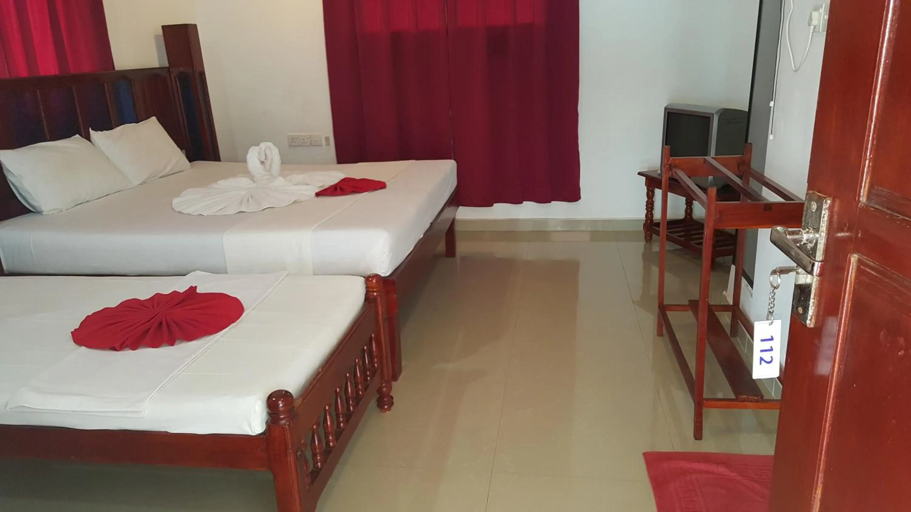 Bed in Sea View Beach Hotel