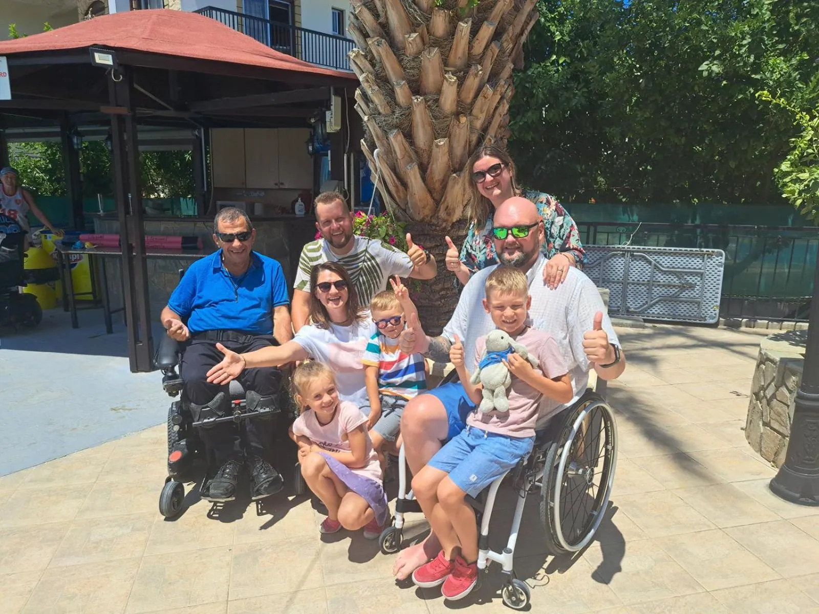 group of guests in C & A Hotel Apartments