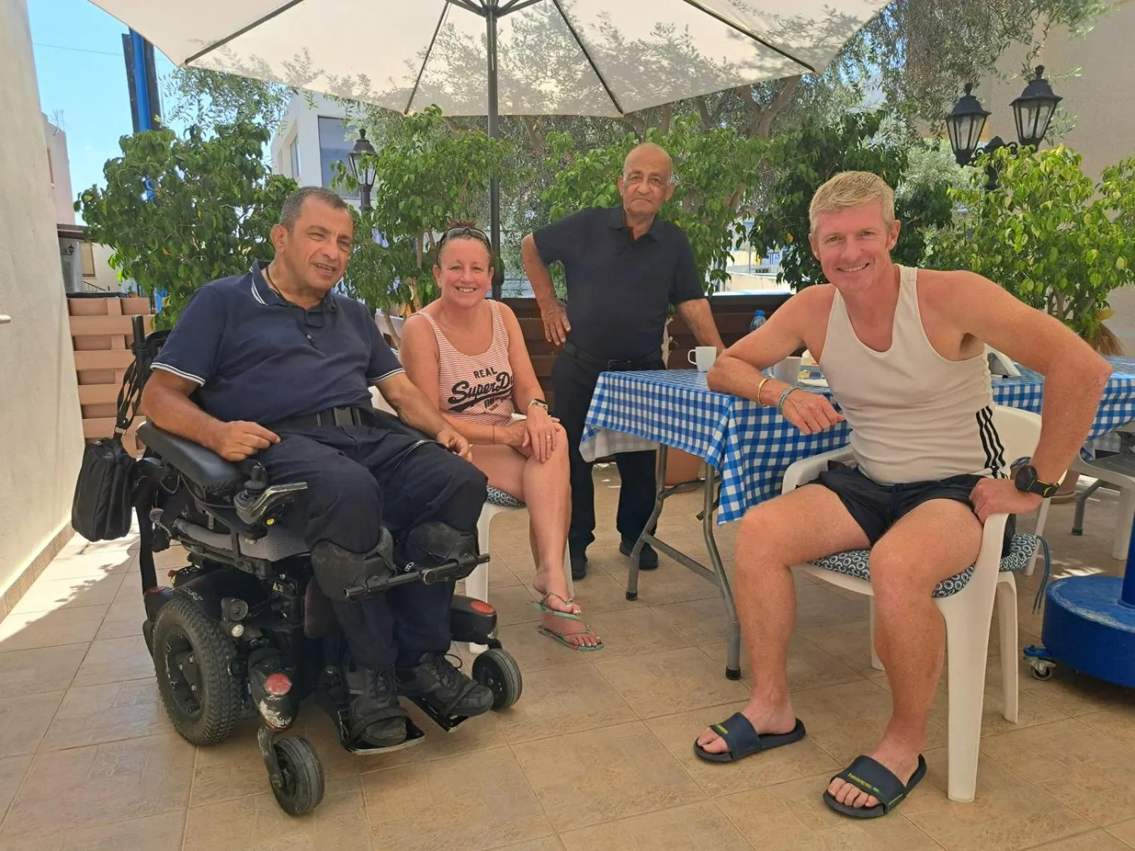 Patio in C & A Hotel Apartments