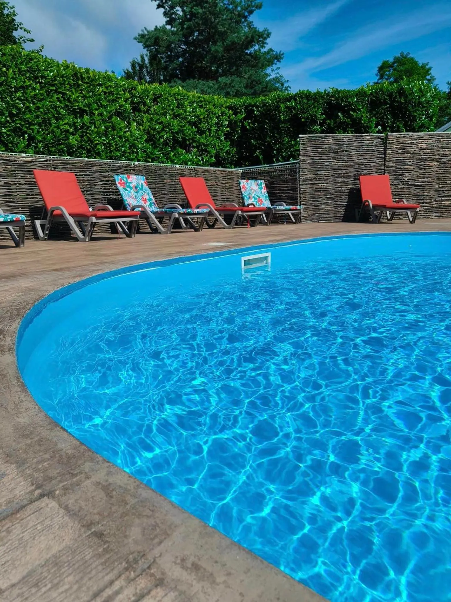 Swimming pool in Chalets de la Colagne