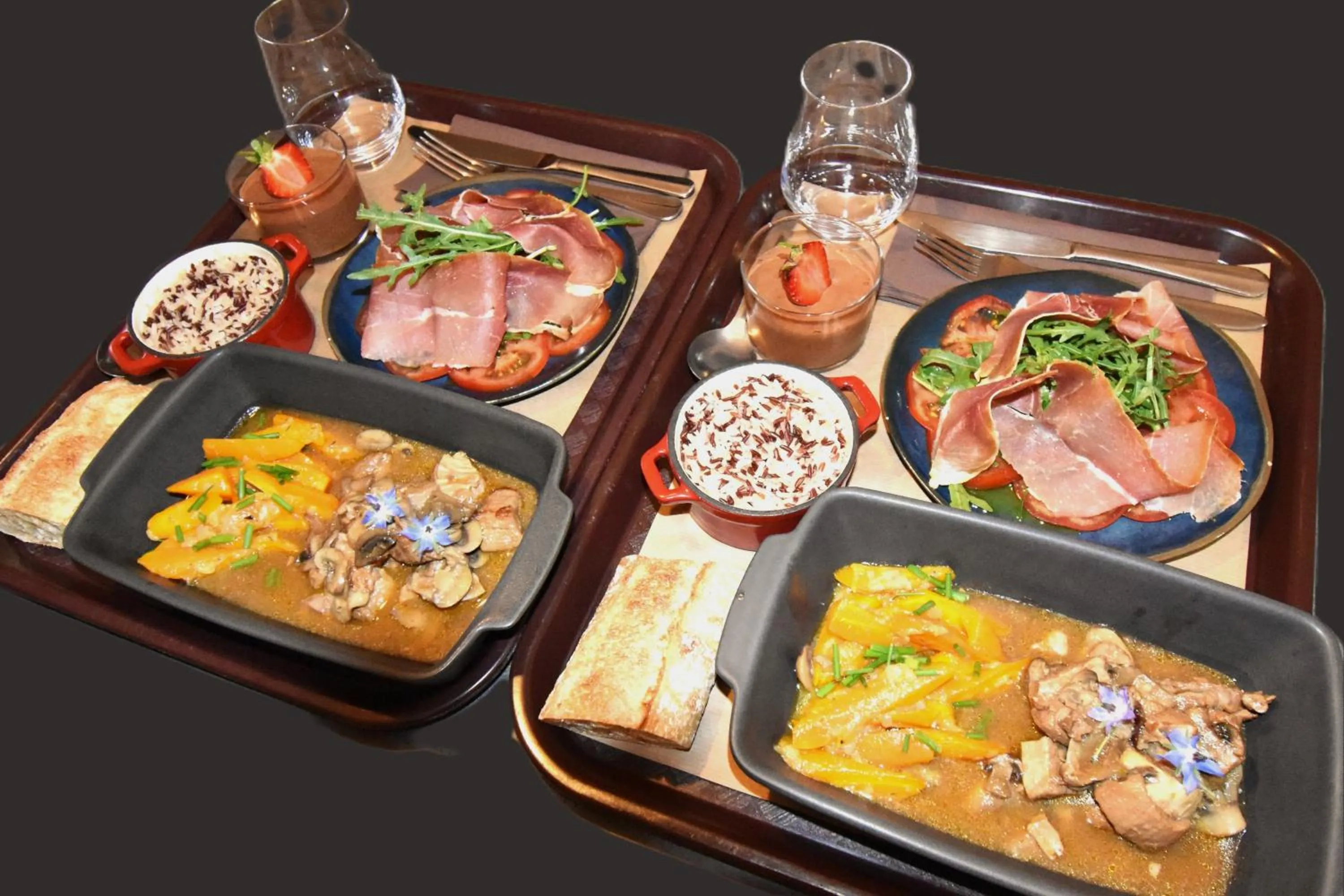 Meals in La Clé des Bois