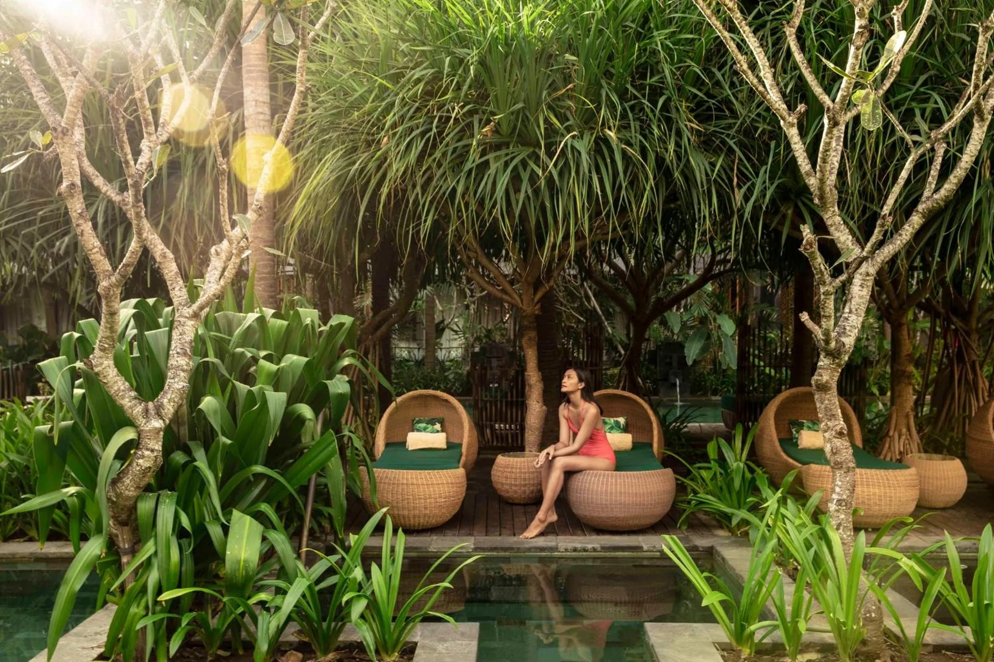 Swimming pool in Hotel Indigo Bali Seminyak Beach by IHG