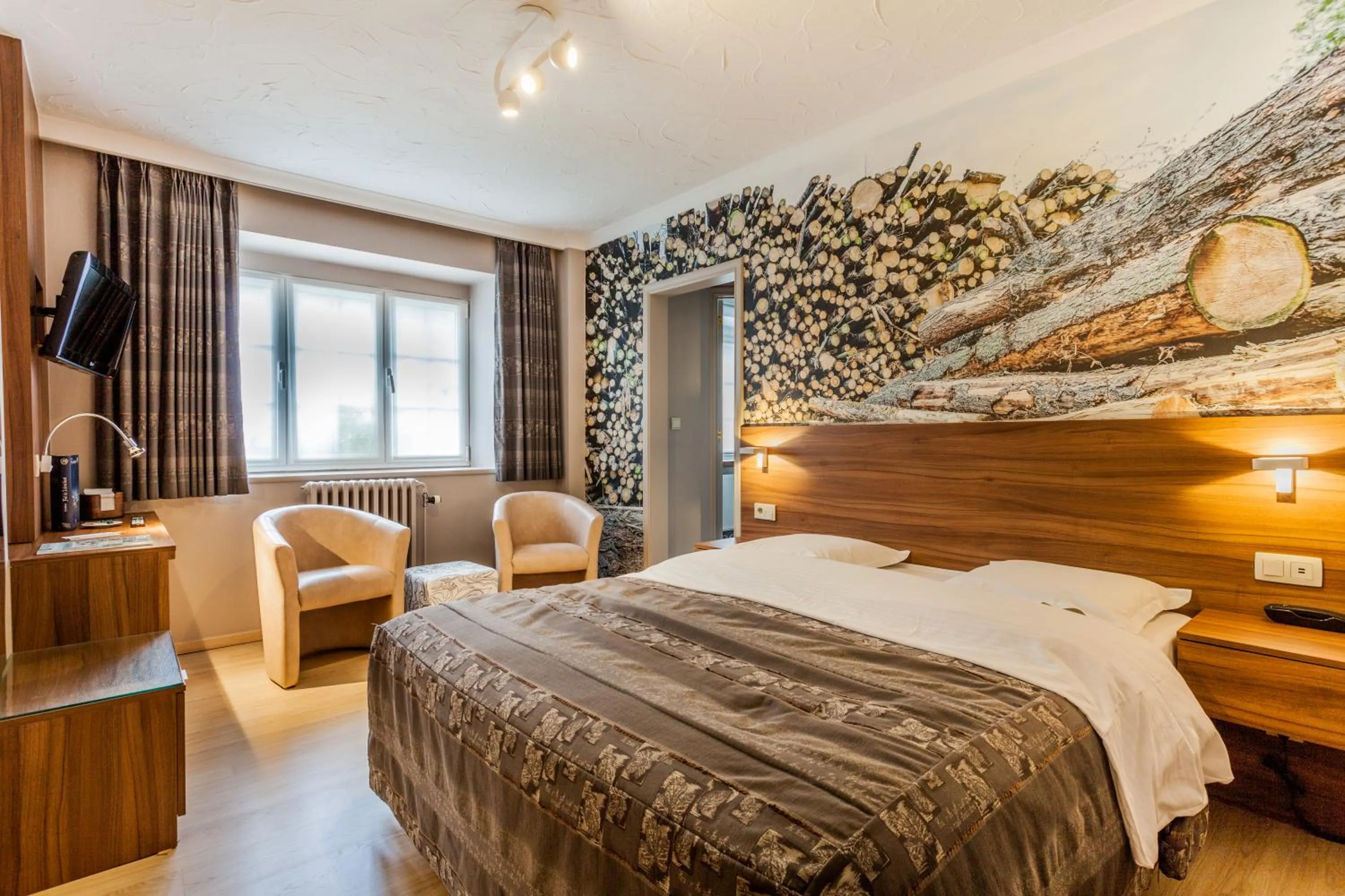 Bed in Hotel Fief De Liboichant