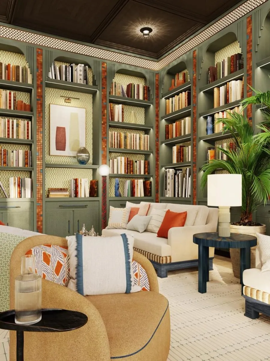 Seating area in The View Rabat