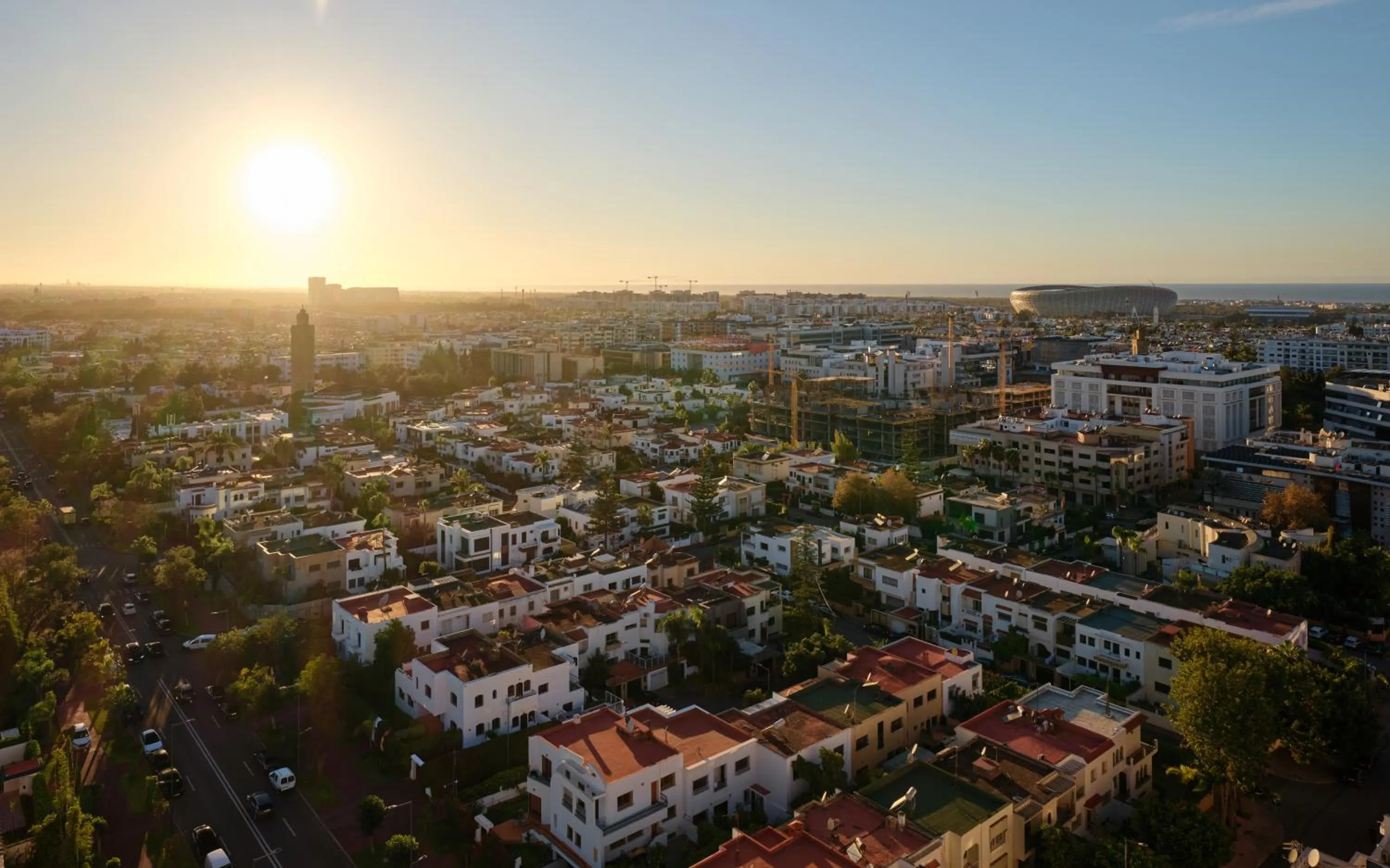 Bird's eye view in The View Rabat