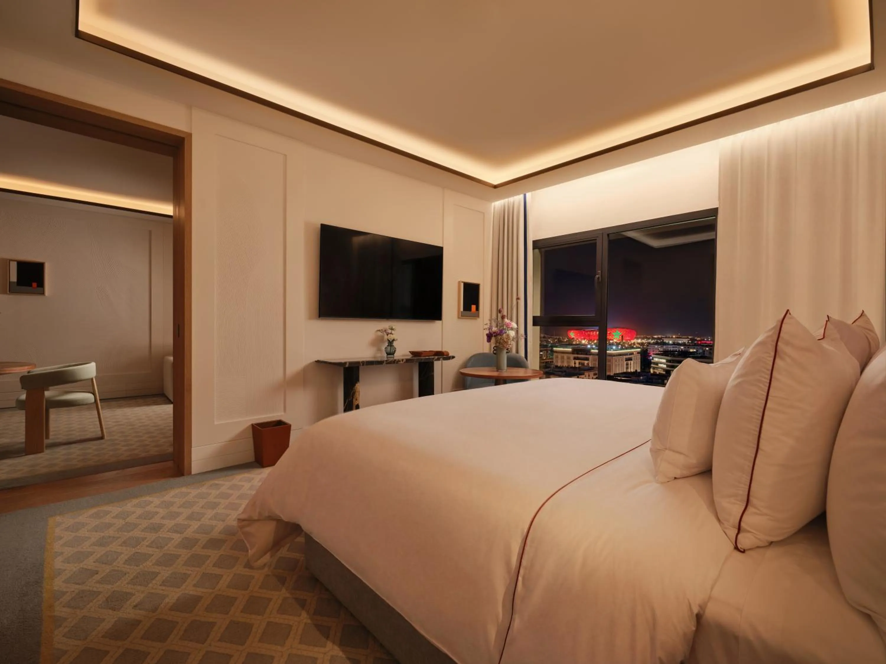 Bedroom, Bed in The View Rabat