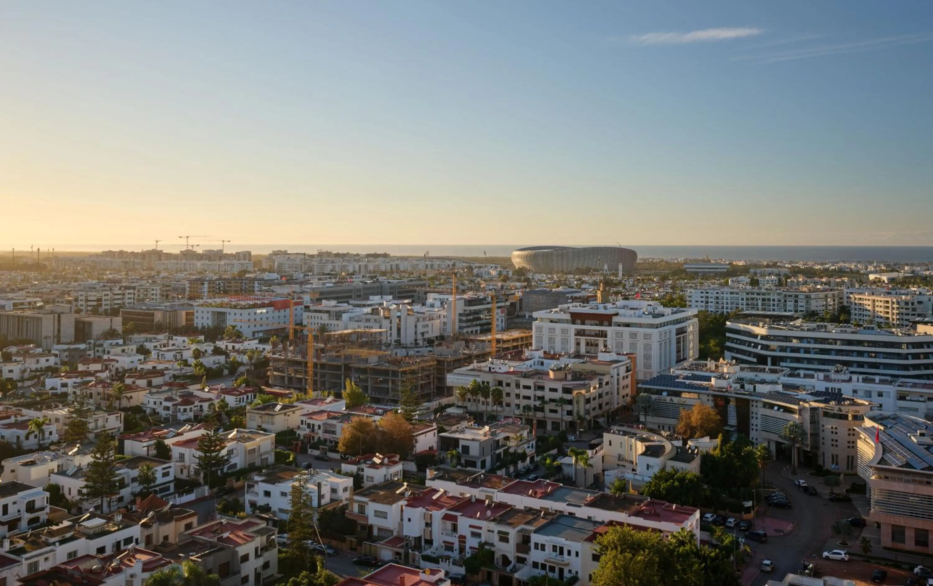 Bird's eye view in The View Rabat