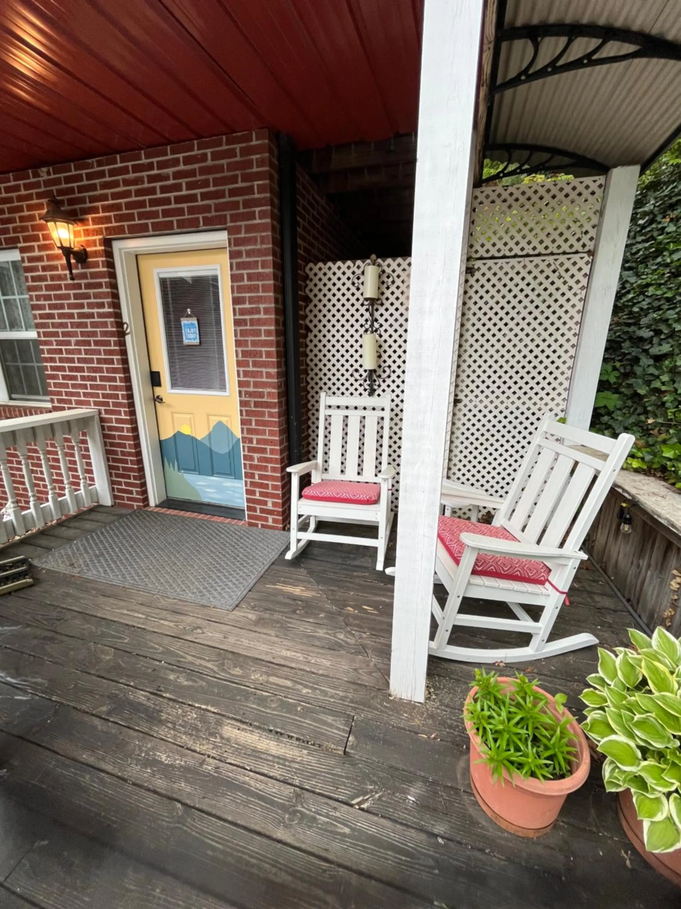 Patio in Grafton Lodge