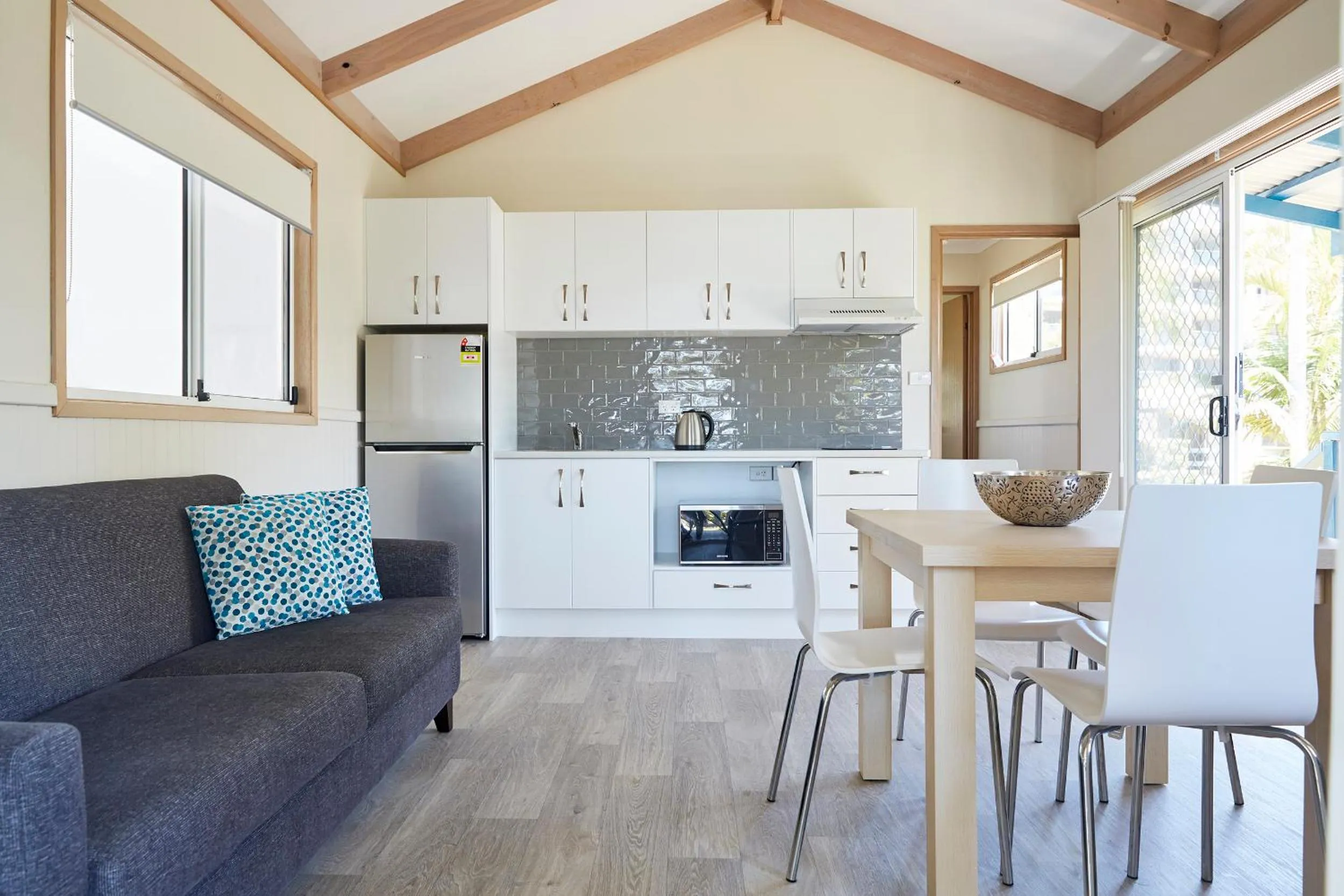 Kitchen or kitchenette in NRMA Port Macquarie Breakwall Holiday Park